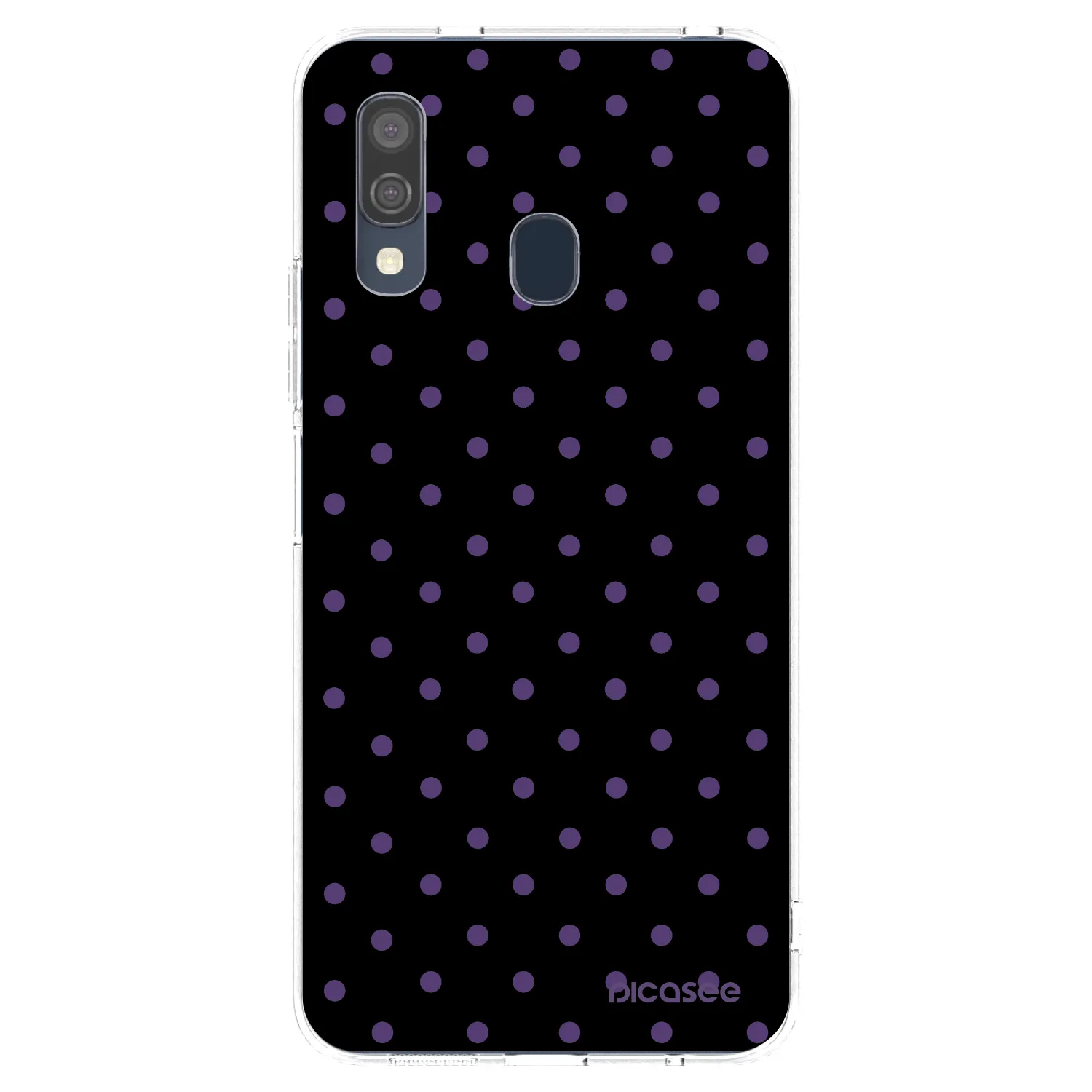 Picasee silikónový prehľadný obal pre Samsung Galaxy A40 A405F - Flickers