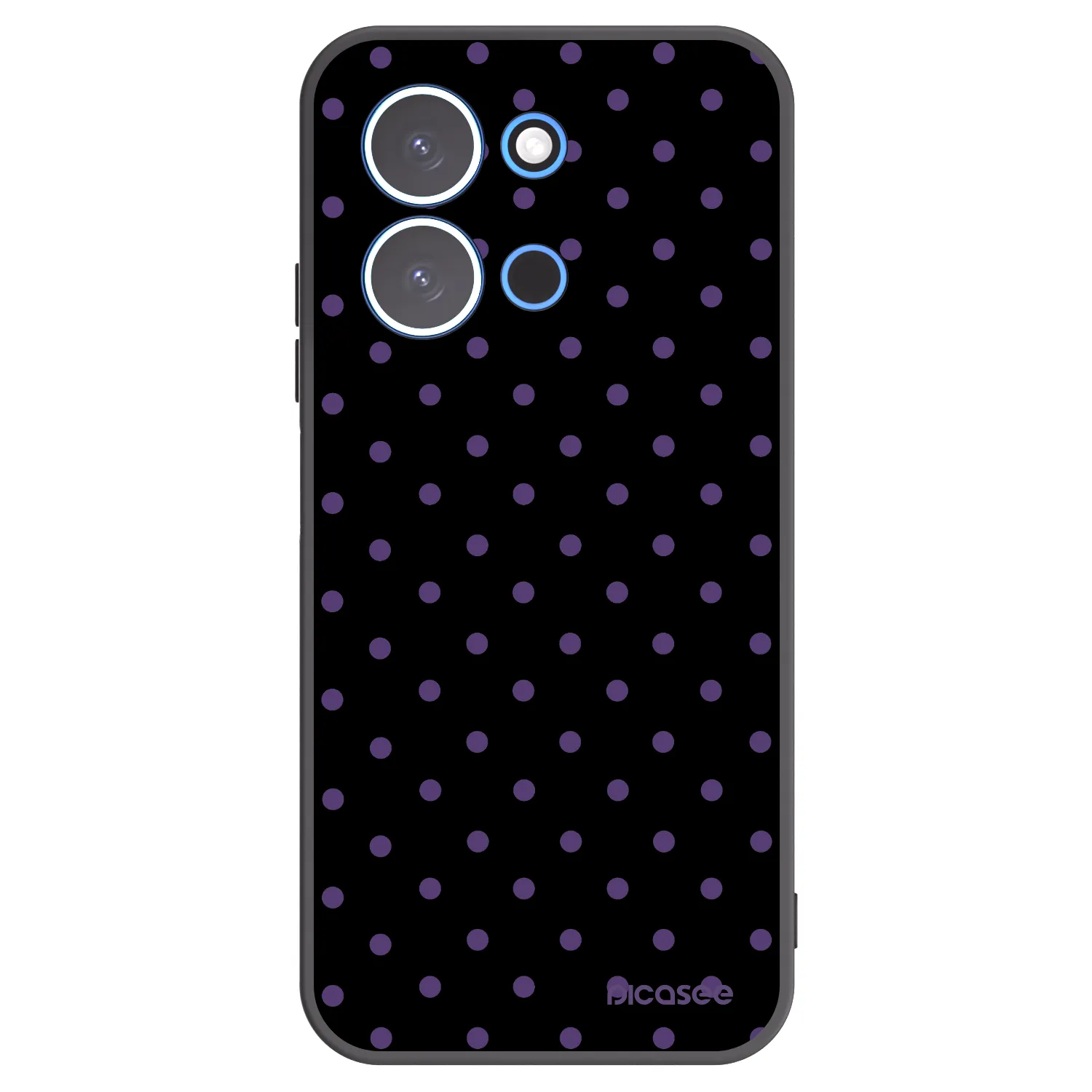 Picasee silikónový čierny obal pre Xiaomi Redmi 15C 4G - Flickers