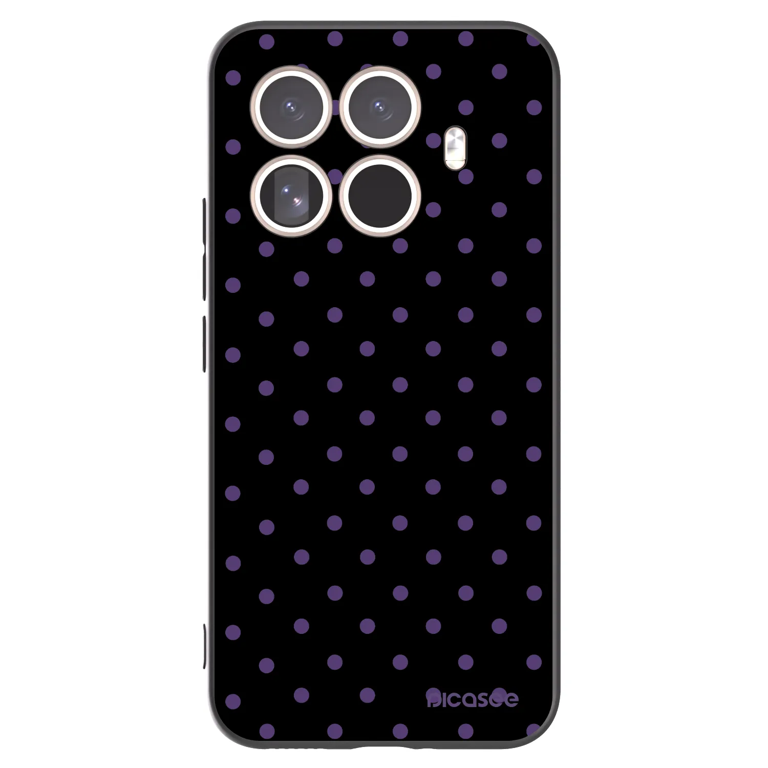Picasee silikónový čierny obal pre Xiaomi 15T Pro - Flickers