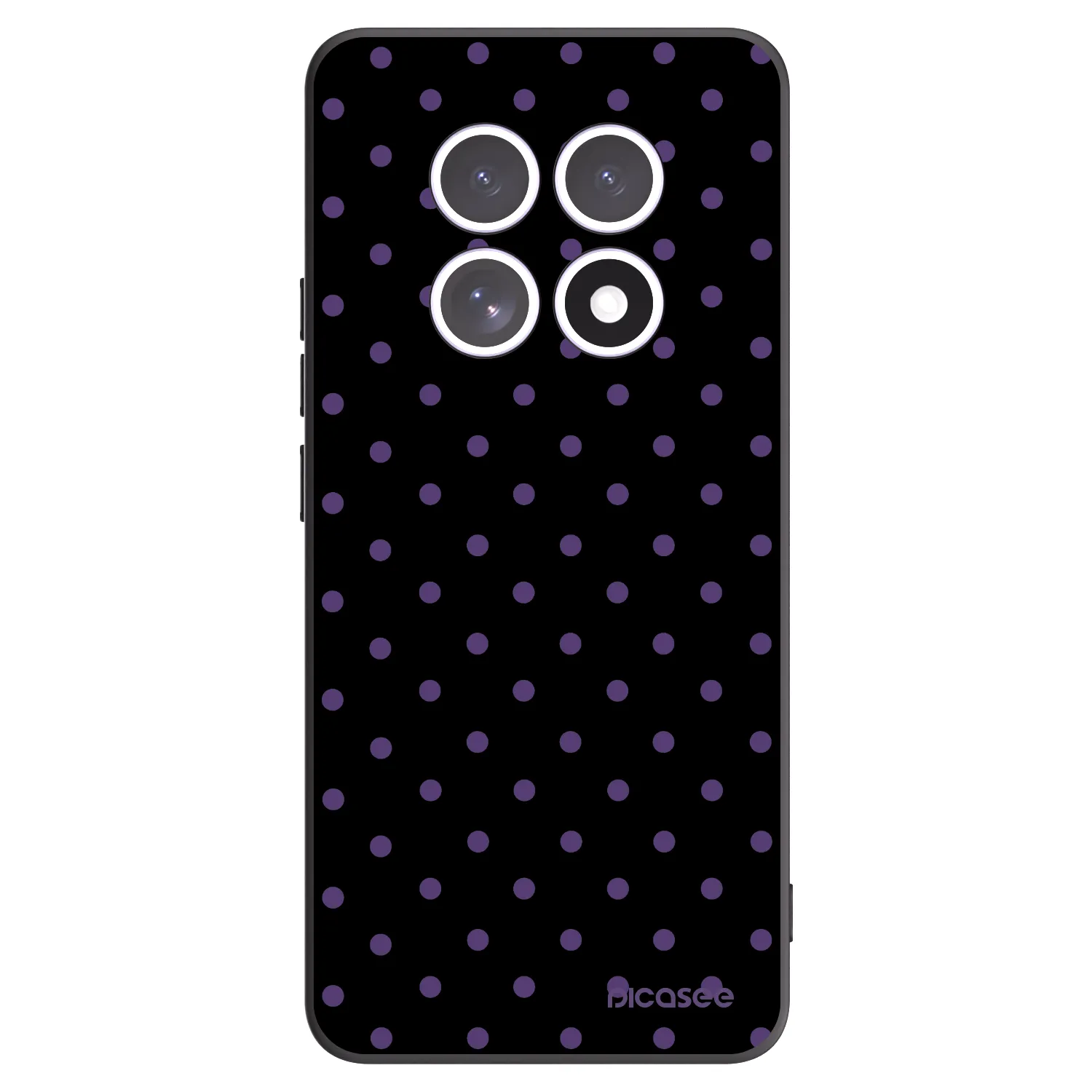 Picasee silikónový čierny obal pre Xiaomi Redmi Note 15 4G - Flickers
