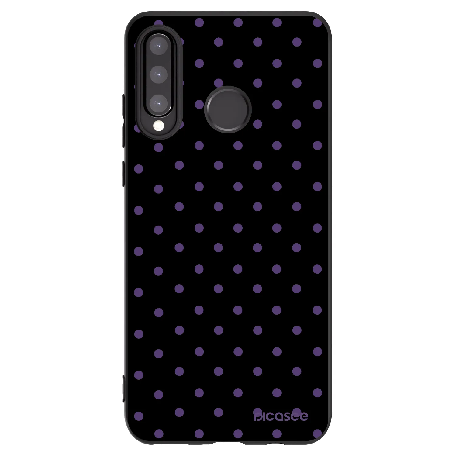 Picasee silikónový čierny obal pre Huawei P30 Lite - Flickers