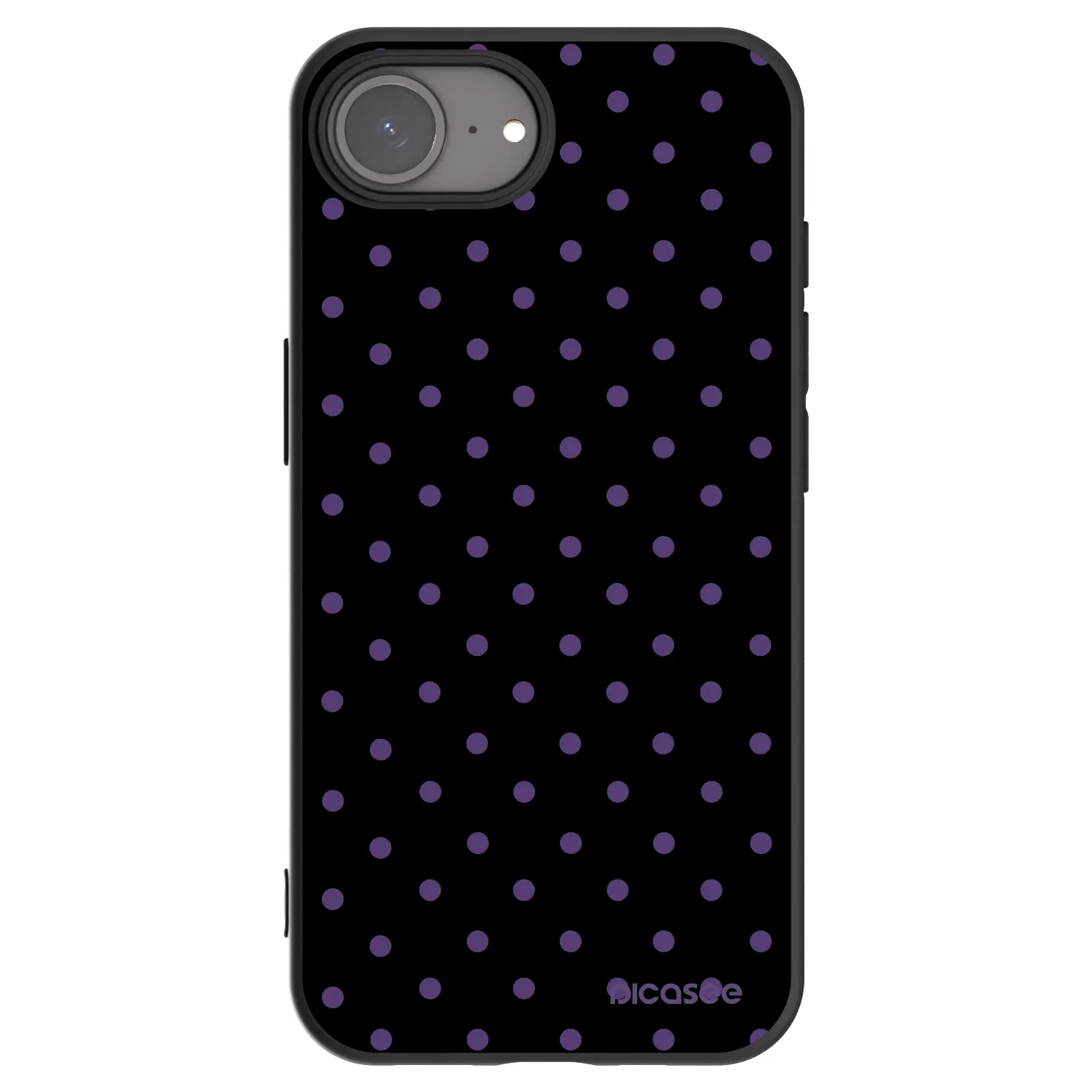 Picasee silikónový čierny obal pre Apple iPhone 17e - Flickers