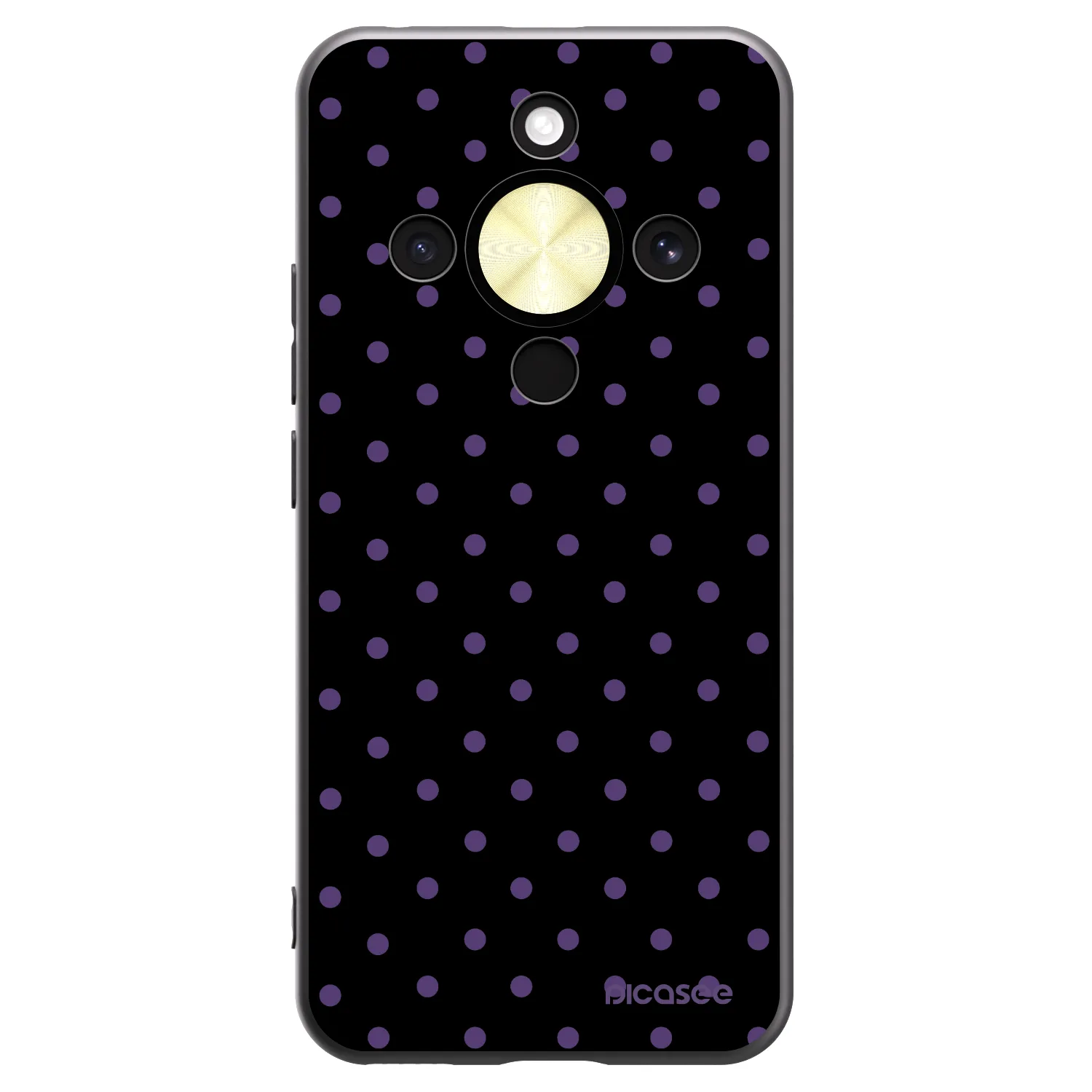 Picasee silikónový čierny obal pre Honor Magic8 Lite 5G - Flickers
