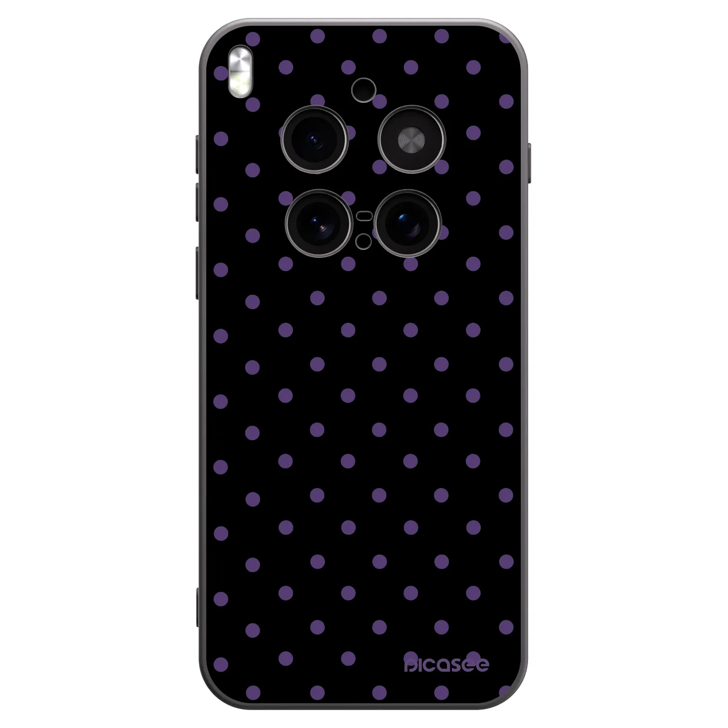 Picasee silikónový čierny obal pre Vivo X300 Pro - Flickers