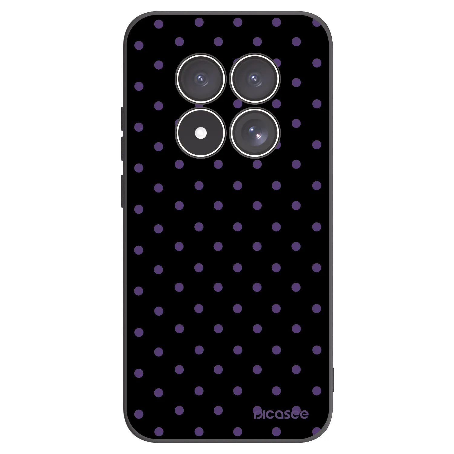 Picasee silikónový čierny obal pre Xiaomi Redmi Note 15 Pro 5G - Flickers