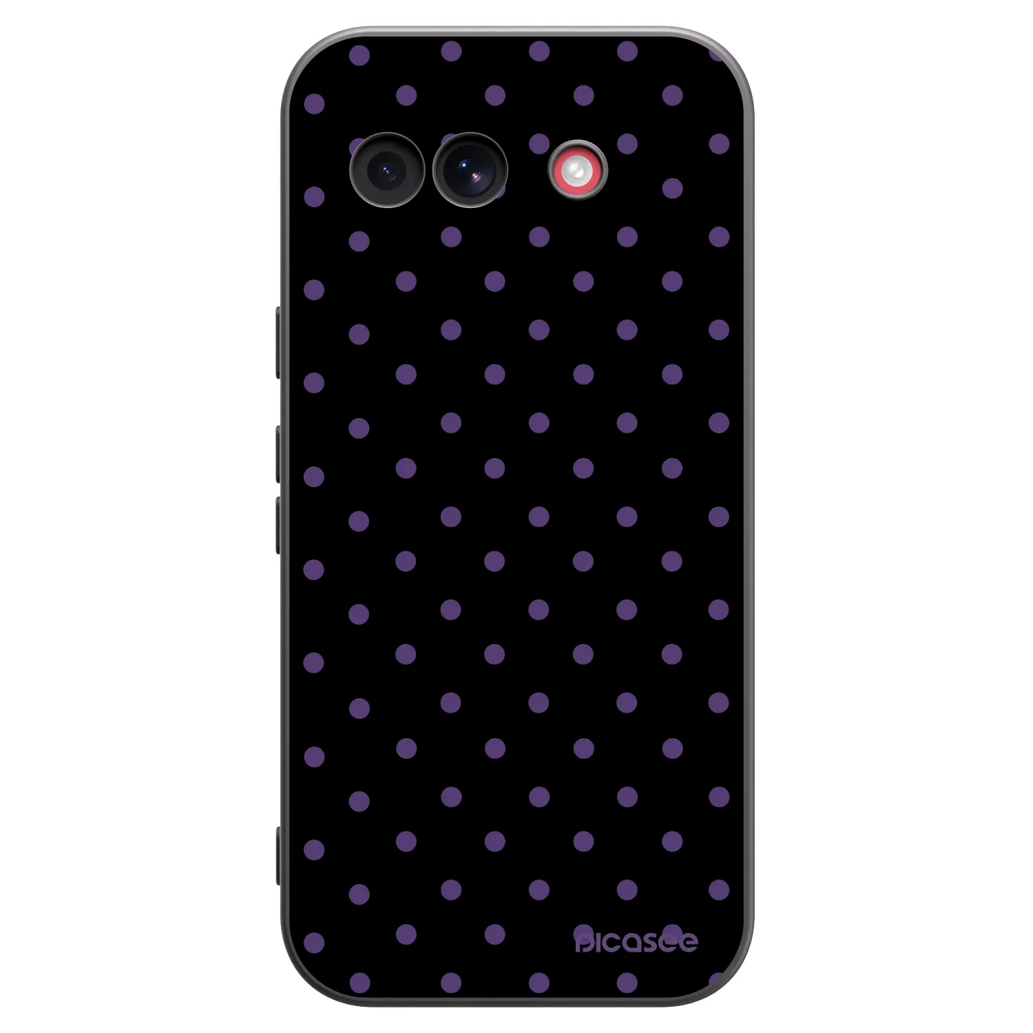 Picasee silikónový čierny obal pre Google Pixel 10a - Flickers