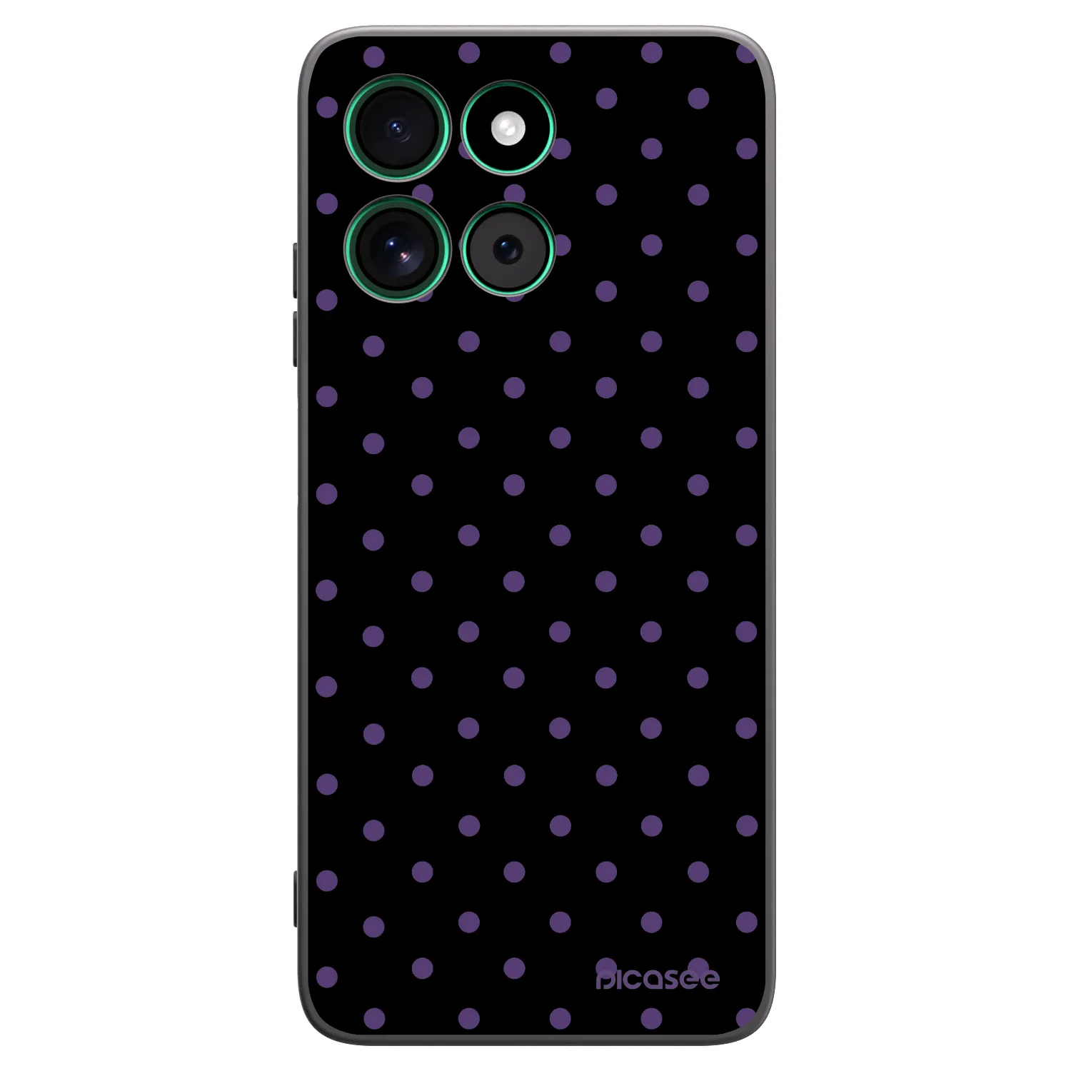 Picasee silikónový čierny obal pre Motorola Moto G57 Power - Flickers