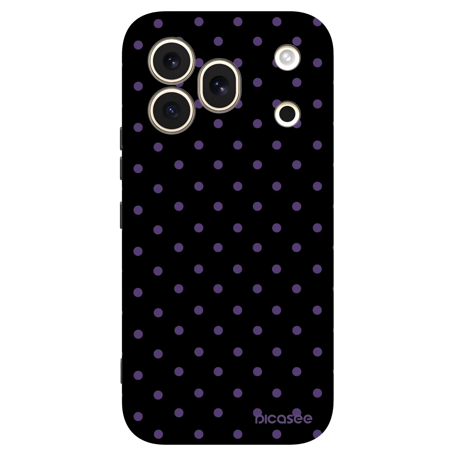 Picasee silikónový čierny obal pre Honor 600 Pro - Flickers