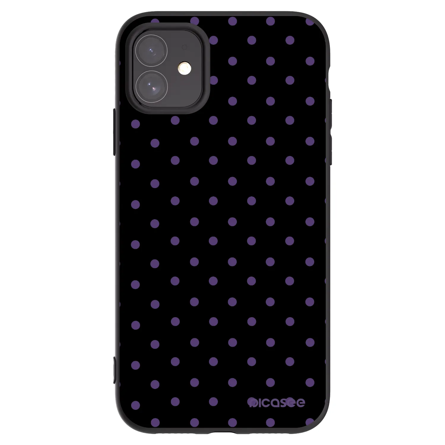 Picasee silikónový čierny obal pre Apple iPhone 11 - Flickers