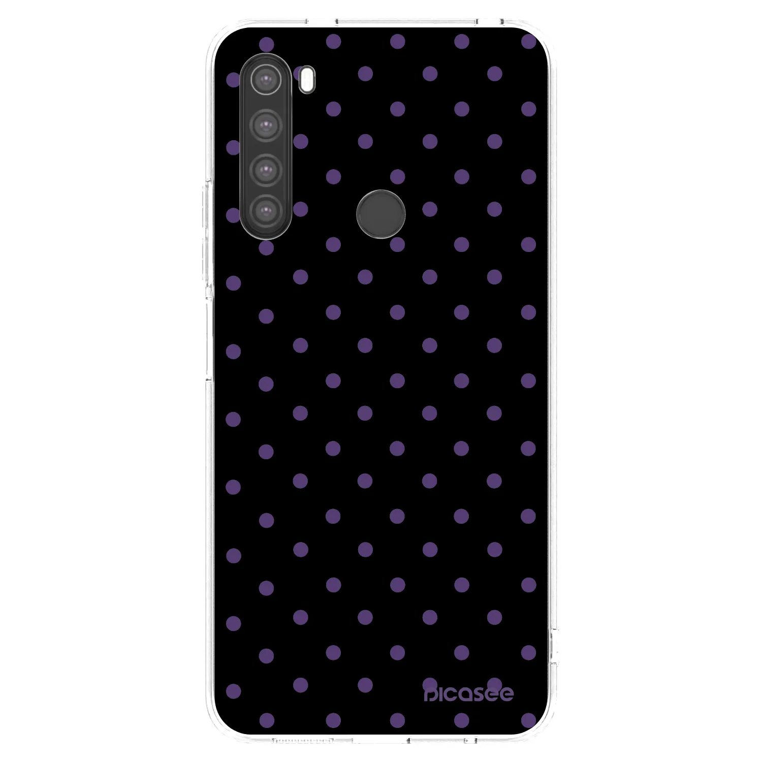 Picasee silikónový prehľadný obal pre Xiaomi Redmi Note 8 - Flickers