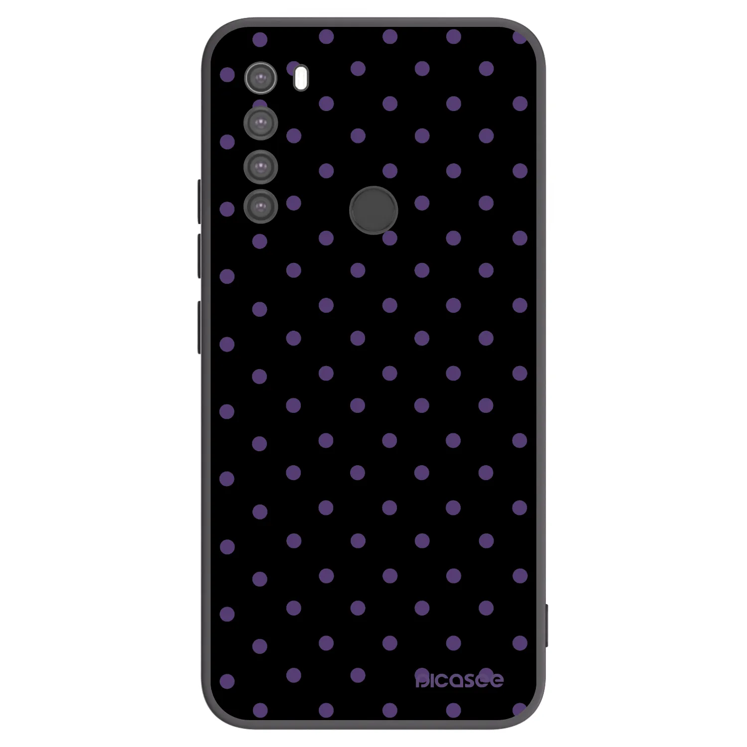 Picasee silikónový čierny obal pre Xiaomi Redmi Note 8 - Flickers