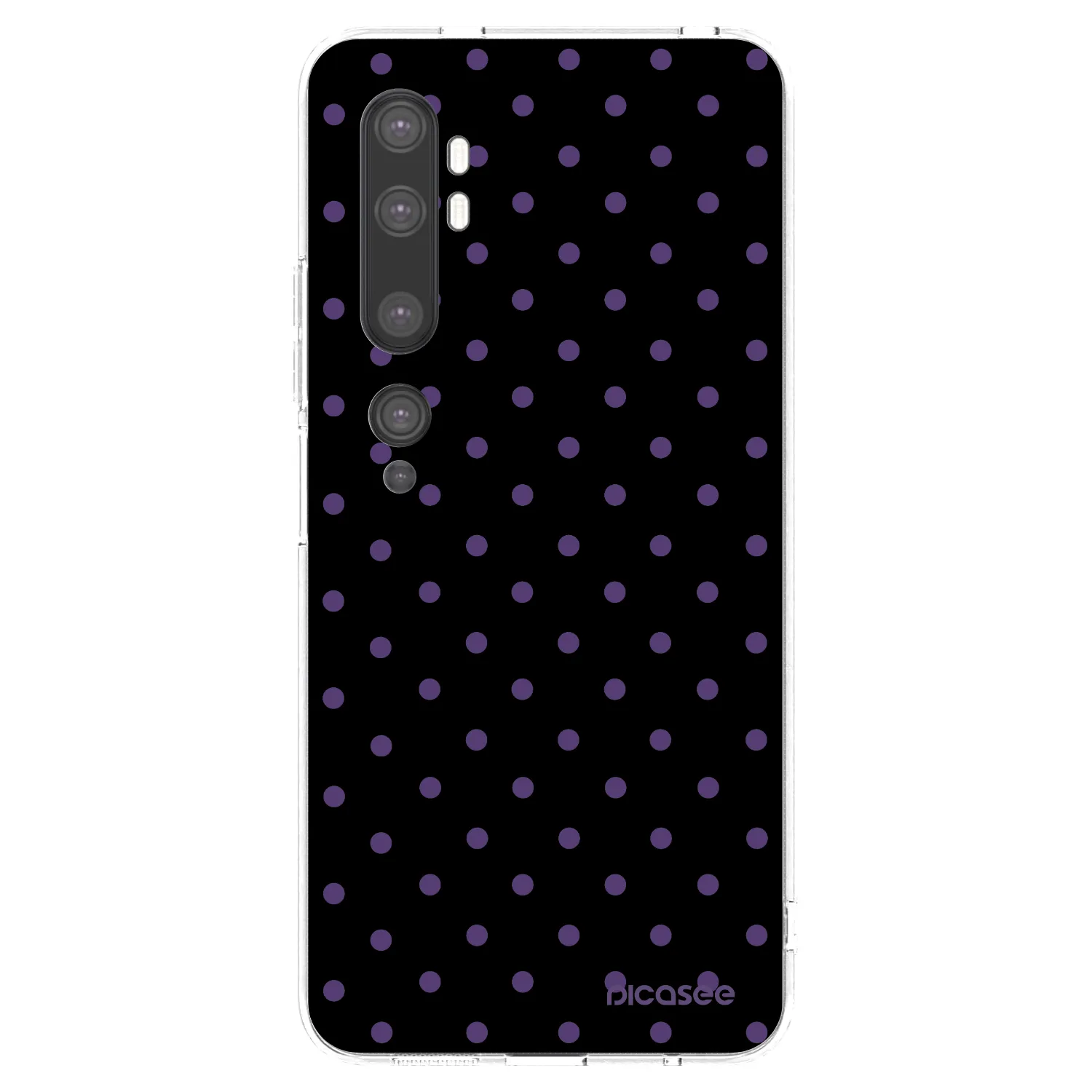 Picasee silikónový prehľadný obal pre Xiaomi Mi Note 10 (Pro) - Flickers