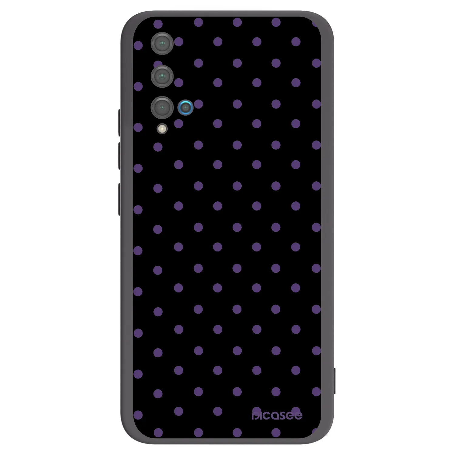 Picasee silikónový čierny obal pre Huawei Nova 5T - Flickers