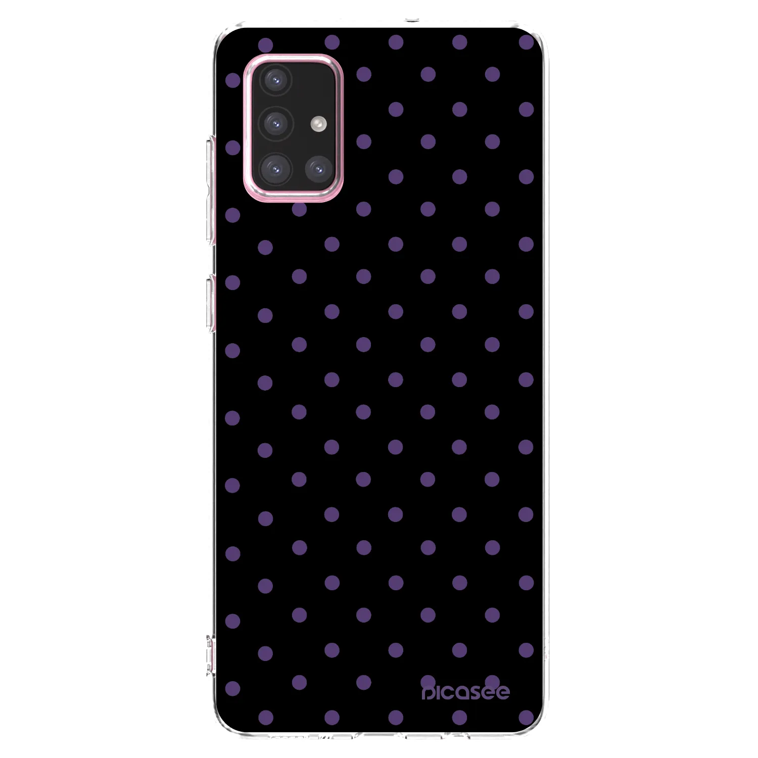 Picasee silikónový prehľadný obal pre Samsung Galaxy A71 A715F - Flickers