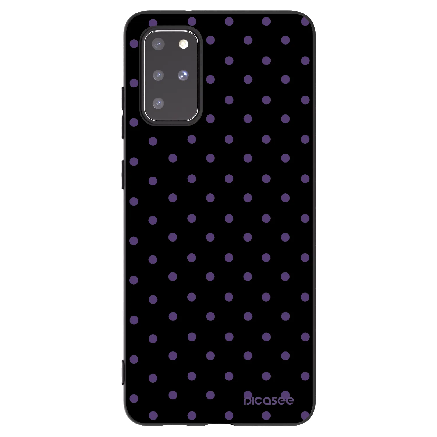 Picasee silikónový čierny obal pre Samsung Galaxy S20+ G985F - Flickers