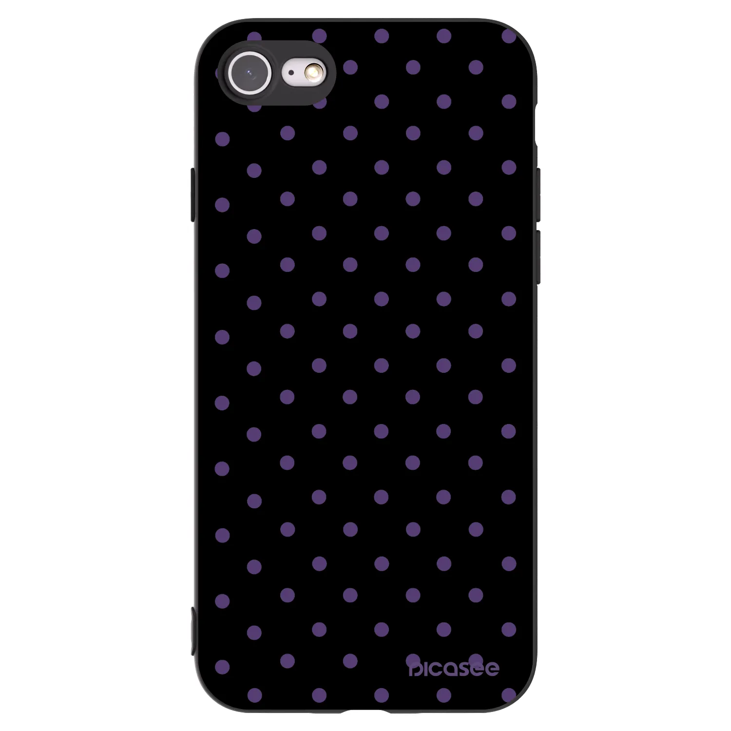 Picasee silikónový čierny obal pre Apple iPhone SE 2020 - Flickers