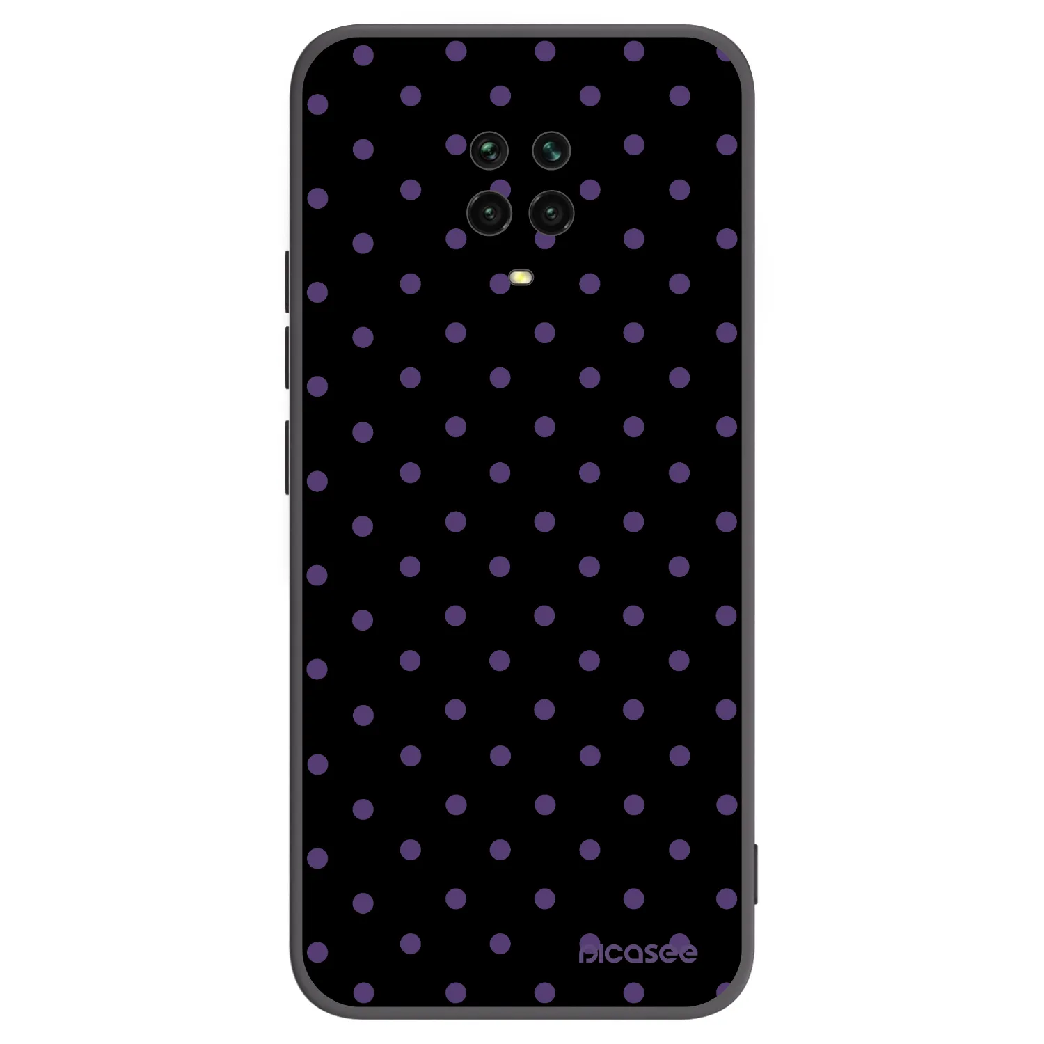 Picasee silikónový čierny obal pre Xiaomi Redmi Note 9 Pro - Flickers