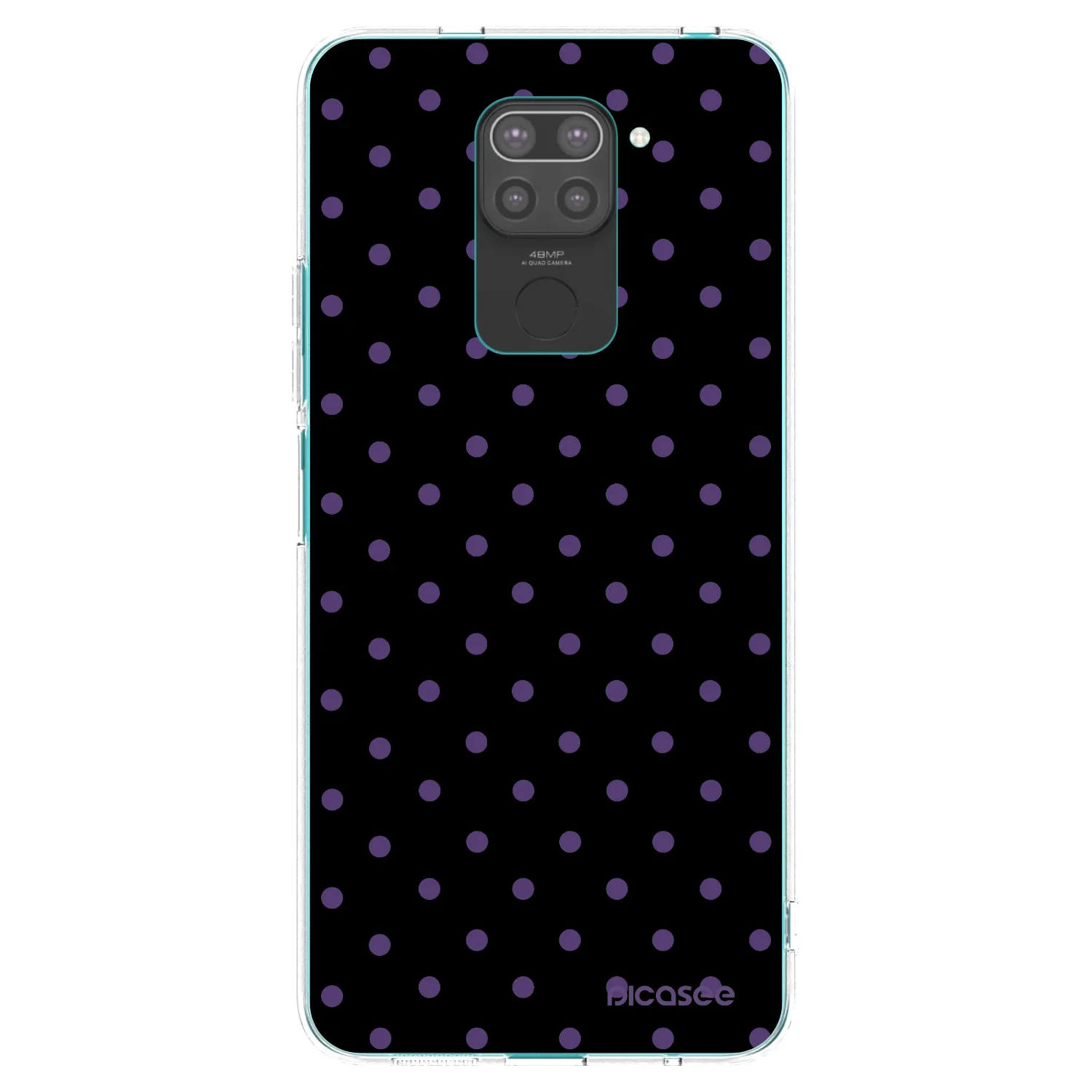 Picasee silikónový čierny obal pre Xiaomi Redmi Note 9 - Flickers