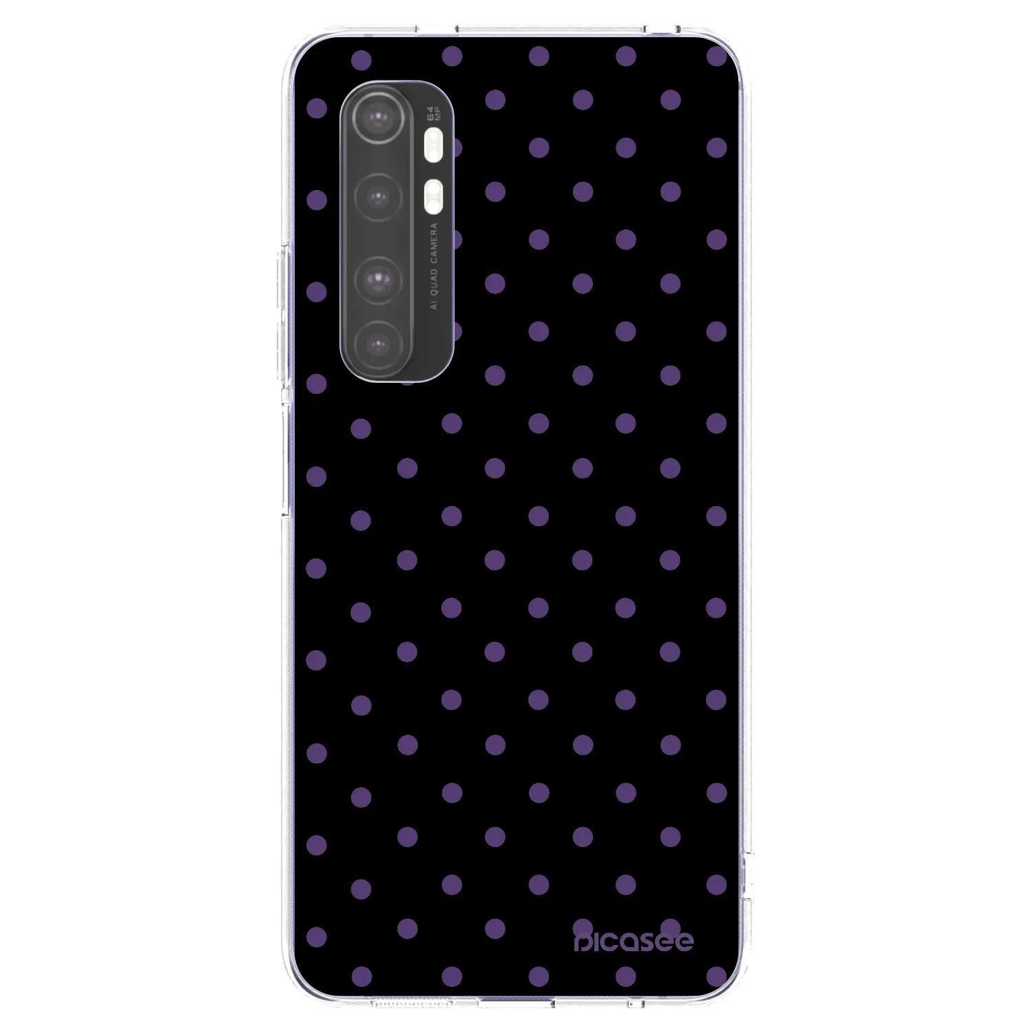 Picasee silikónový prehľadný obal pre Xiaomi Mi Note 10 Lite - Flickers