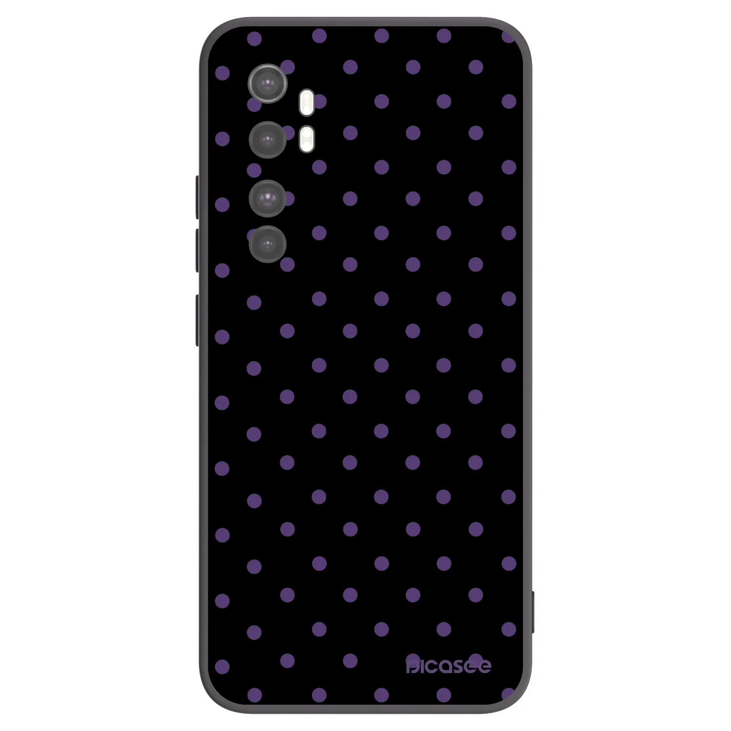 Picasee silikónový čierny obal pre Xiaomi Mi Note 10 Lite - Flickers