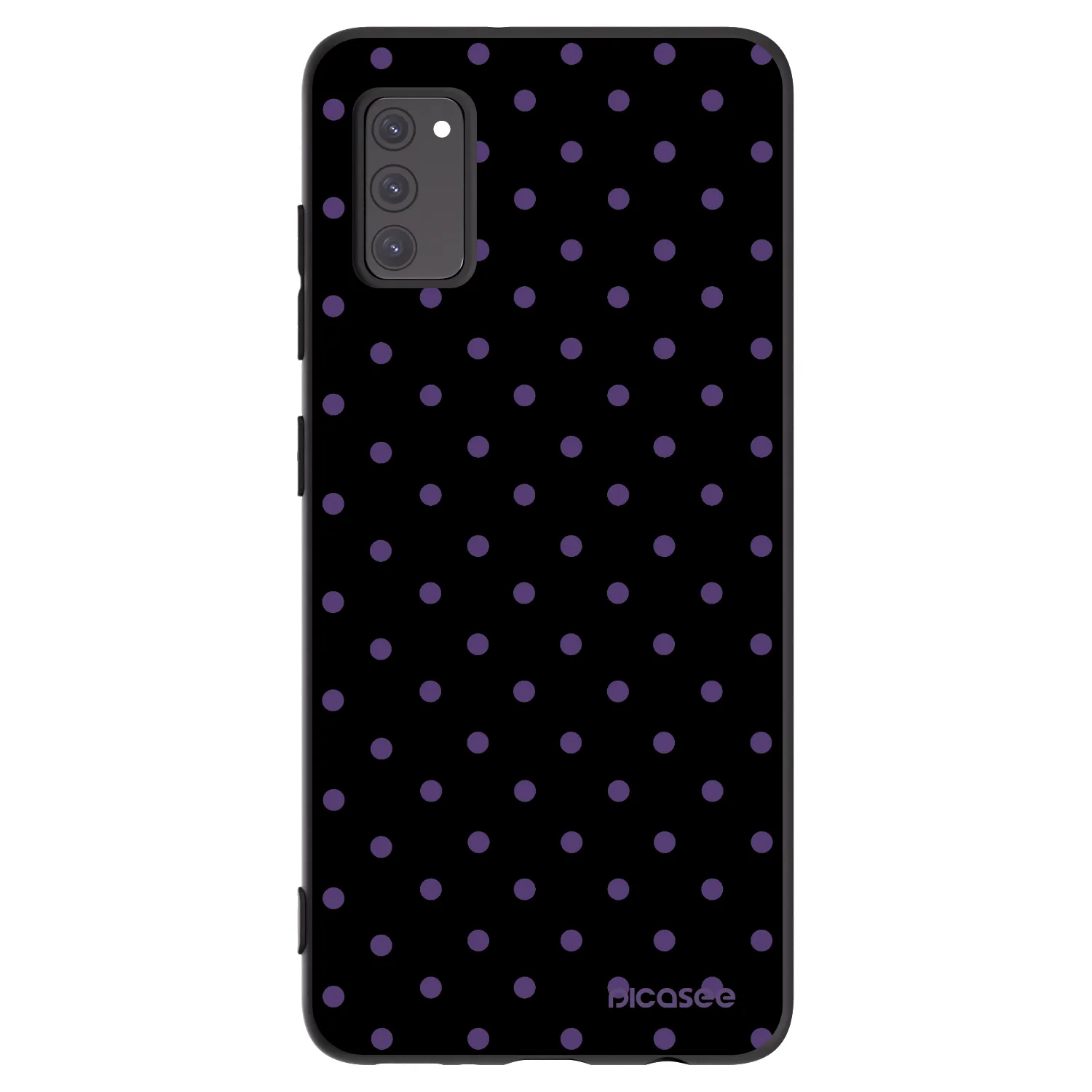 Picasee silikónový čierny obal pre Samsung Galaxy A41 A415F - Flickers