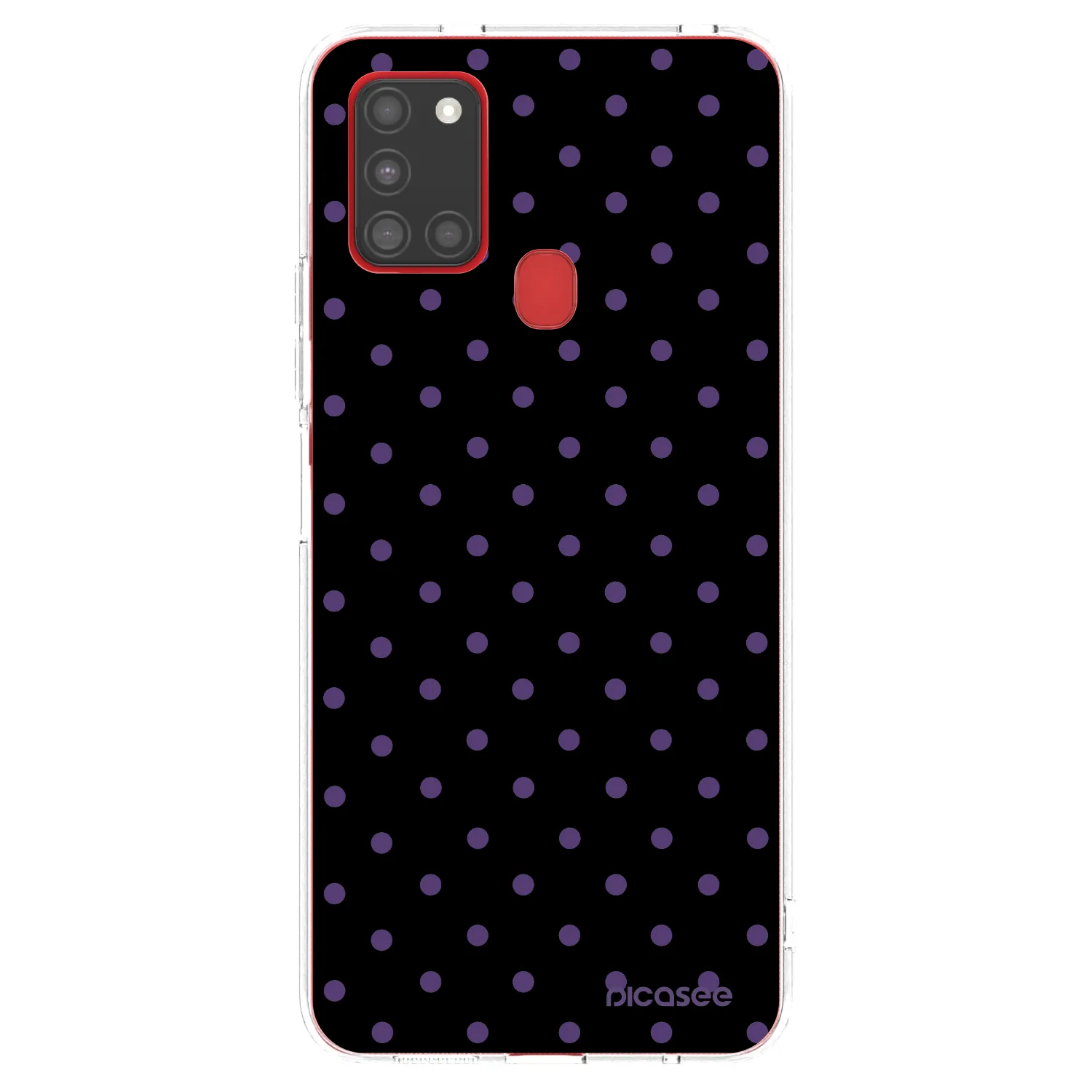Picasee silikónový prehľadný obal pre Samsung Galaxy A21s - Flickers