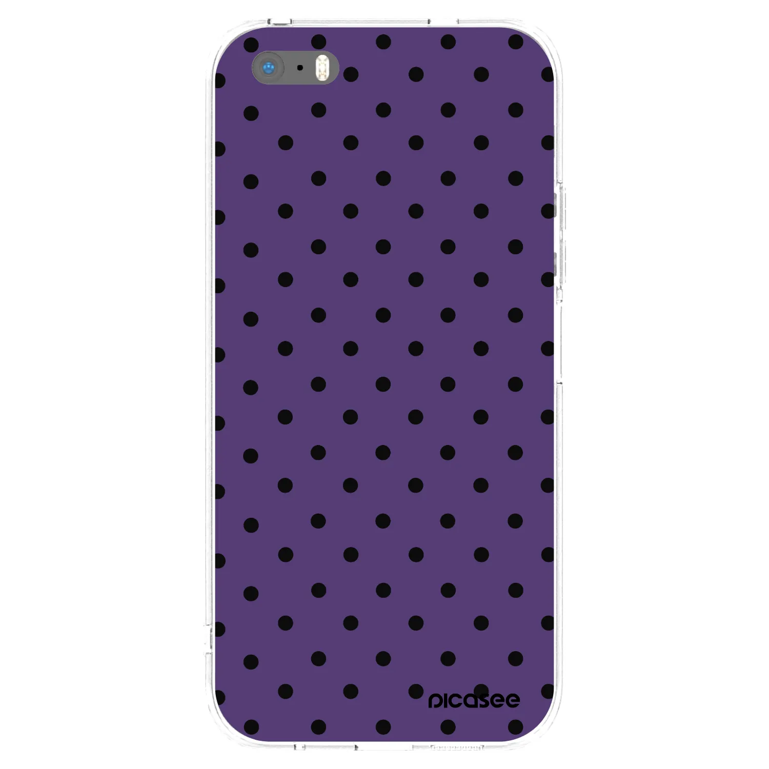 Picasee silikónový prehľadný obal pre Apple iPhone 5/5S/SE - Flickers 2