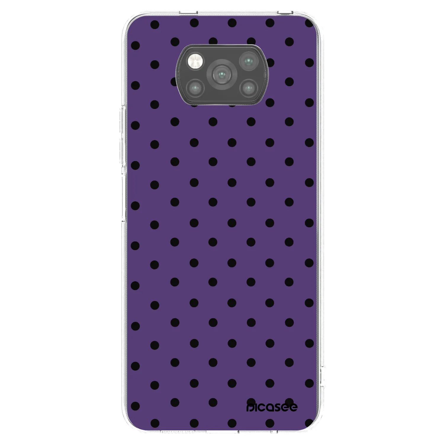 Picasee silikónový čierny obal pre Xiaomi Poco X3 - Flickers 2