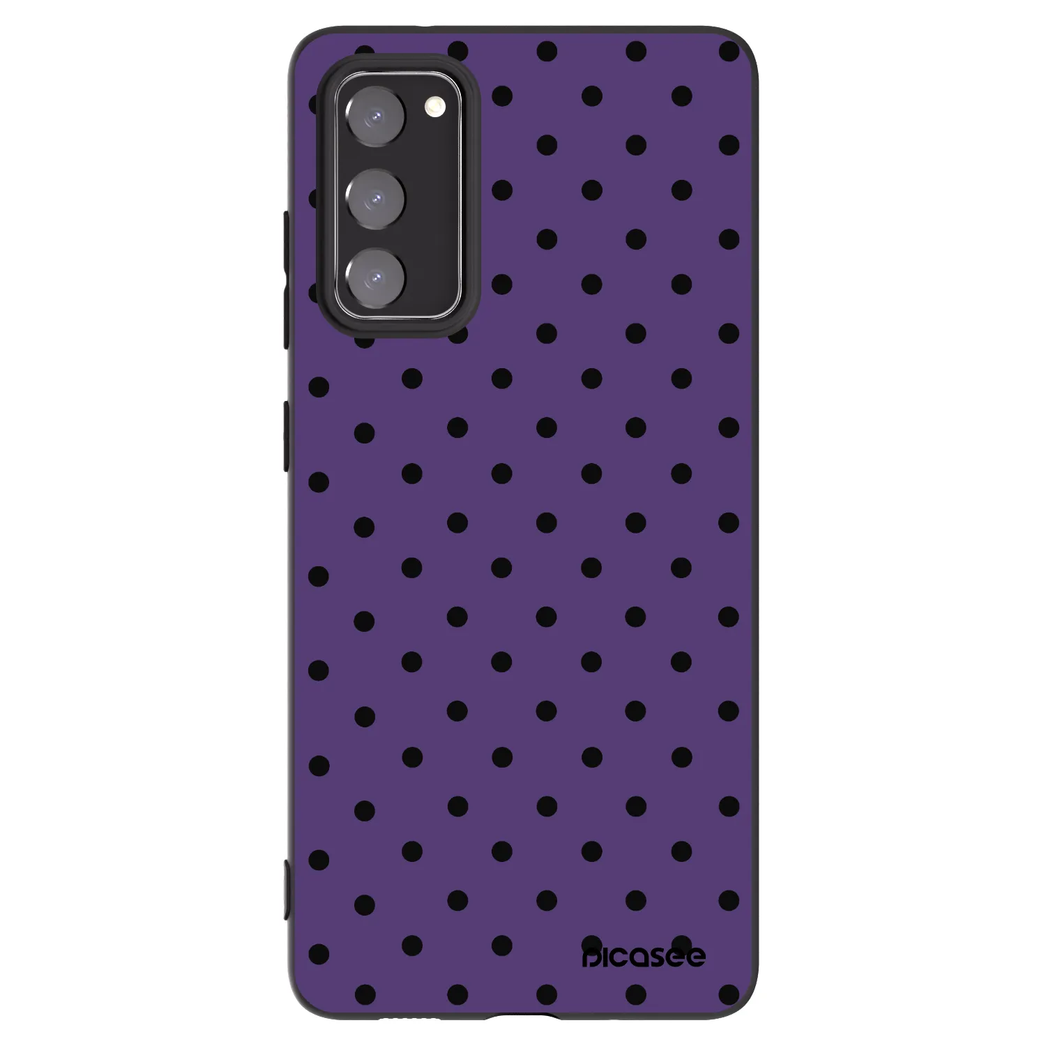 Picasee silikónový čierny obal pre Samsung Galaxy S20 FE - Flickers 2