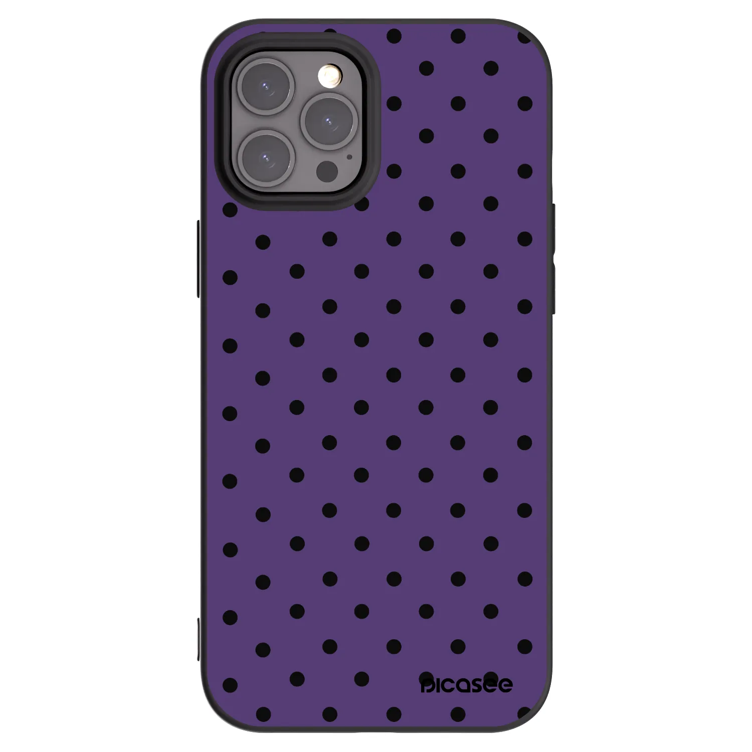 Picasee silikónový čierny obal pre Apple iPhone 12 Pro Max - Flickers 2