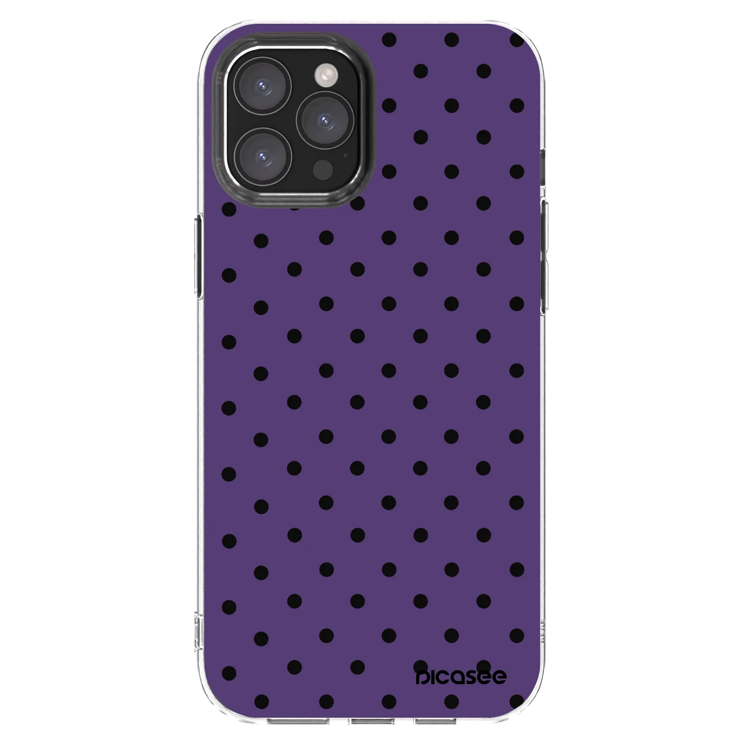 Picasee silikónový prehľadný obal pre Apple iPhone 12 Pro Max - Flickers 2