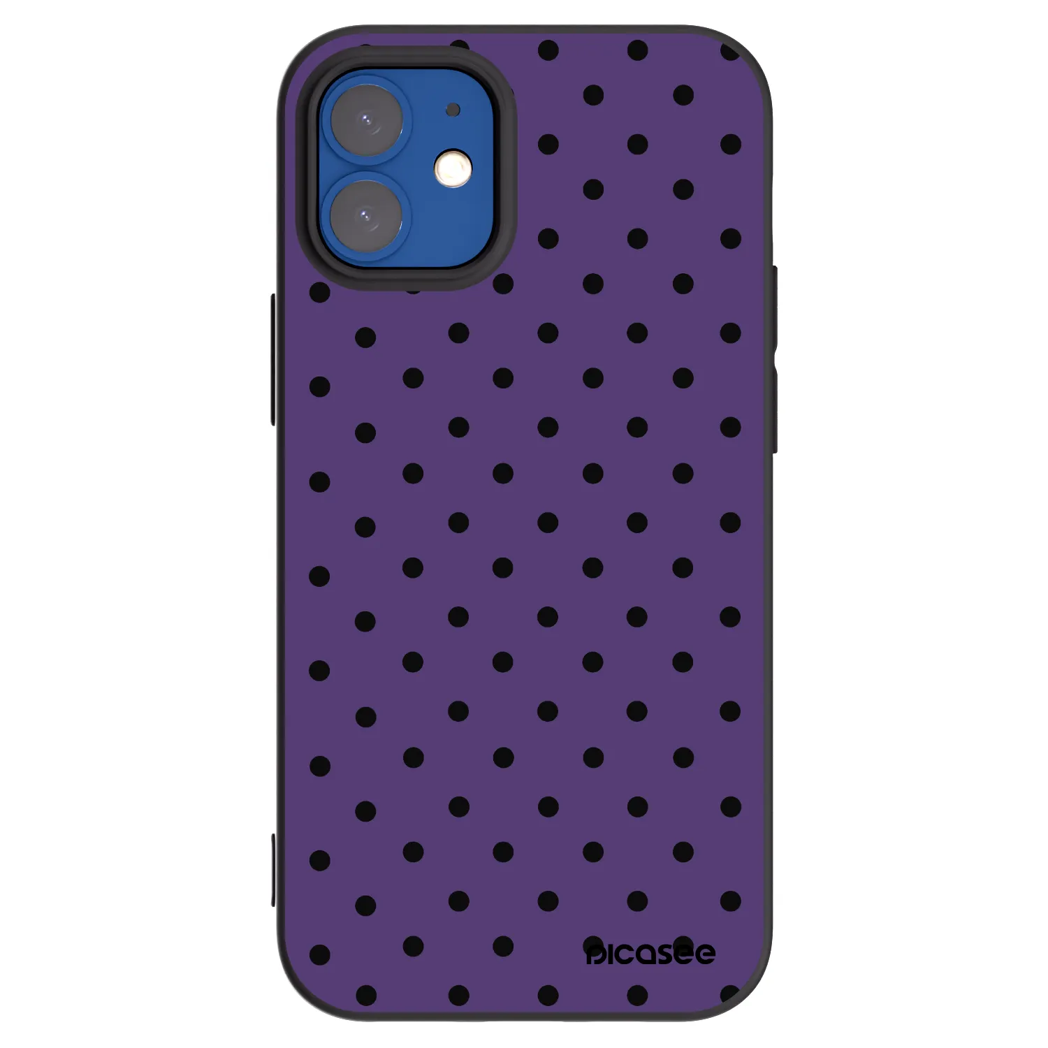 Picasee silikónový čierny obal pre Apple iPhone 12 mini - Flickers 2