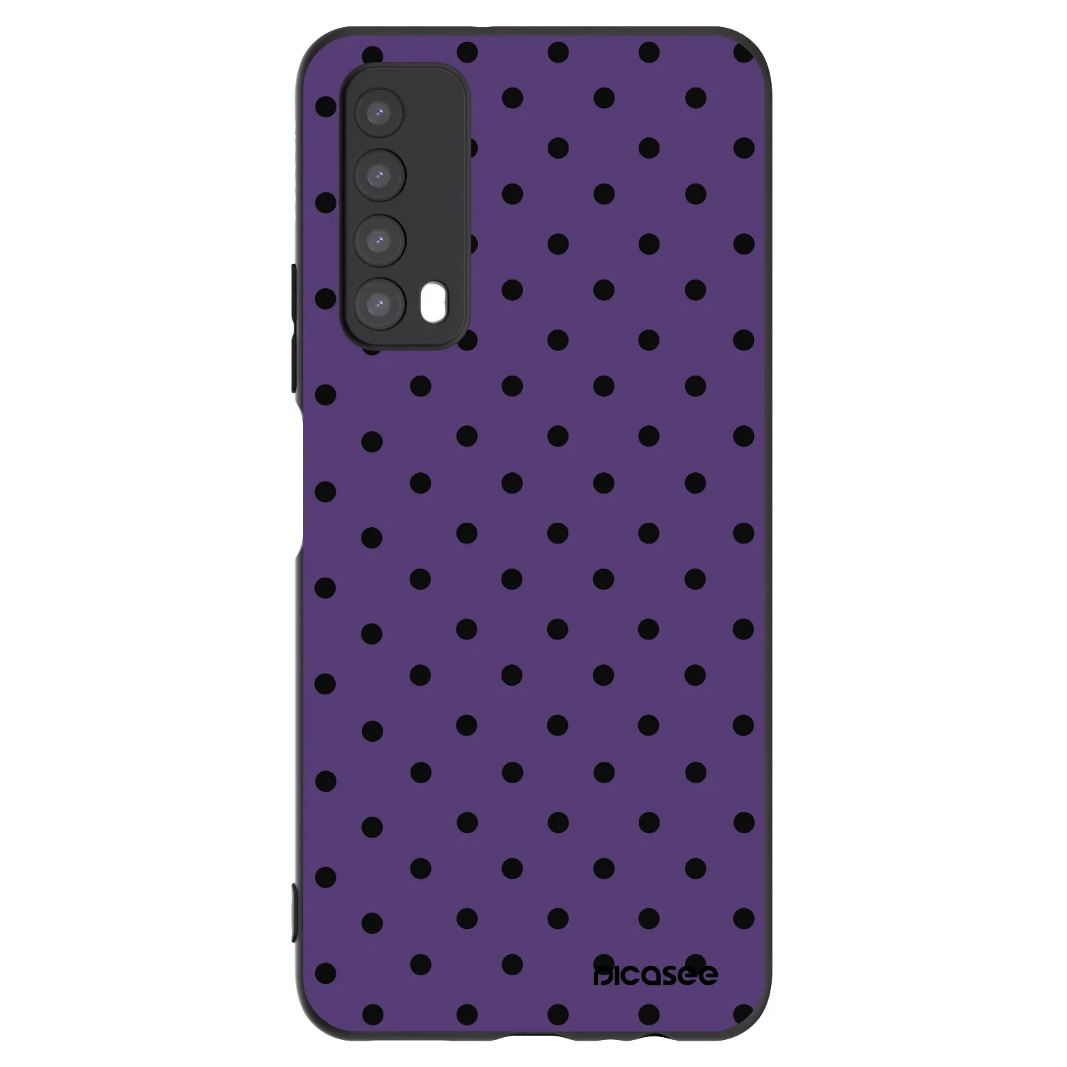 Picasee silikónový čierny obal pre Huawei P Smart 2021 - Flickers 2