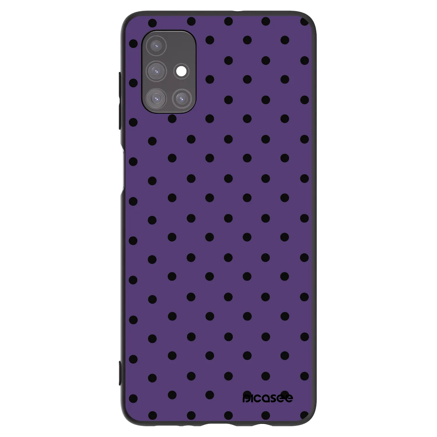 Picasee silikónový čierny obal pre Samsung Galaxy M51 M515F - Flickers 2