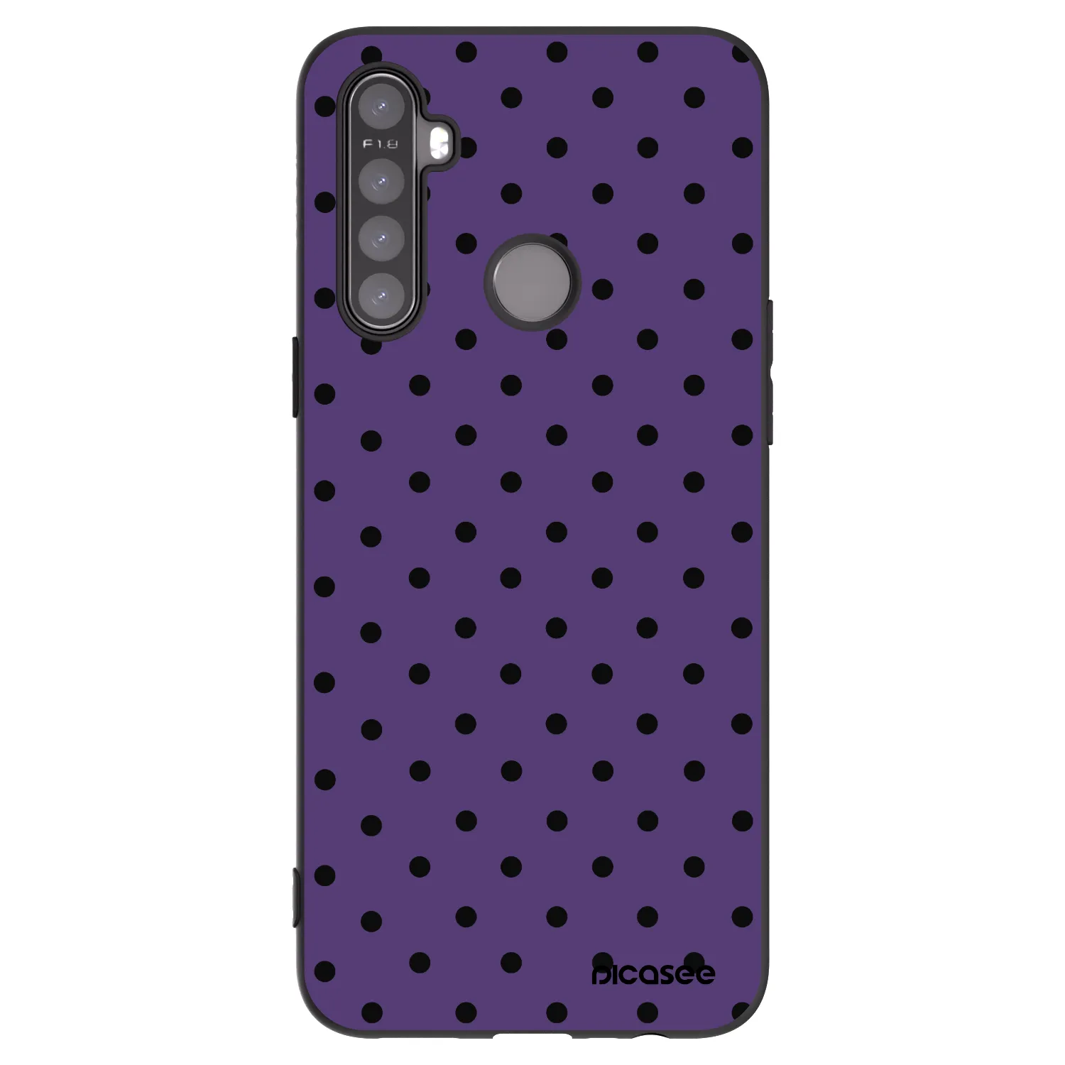 Picasee silikónový čierny obal pre Realme 6i - Flickers 2