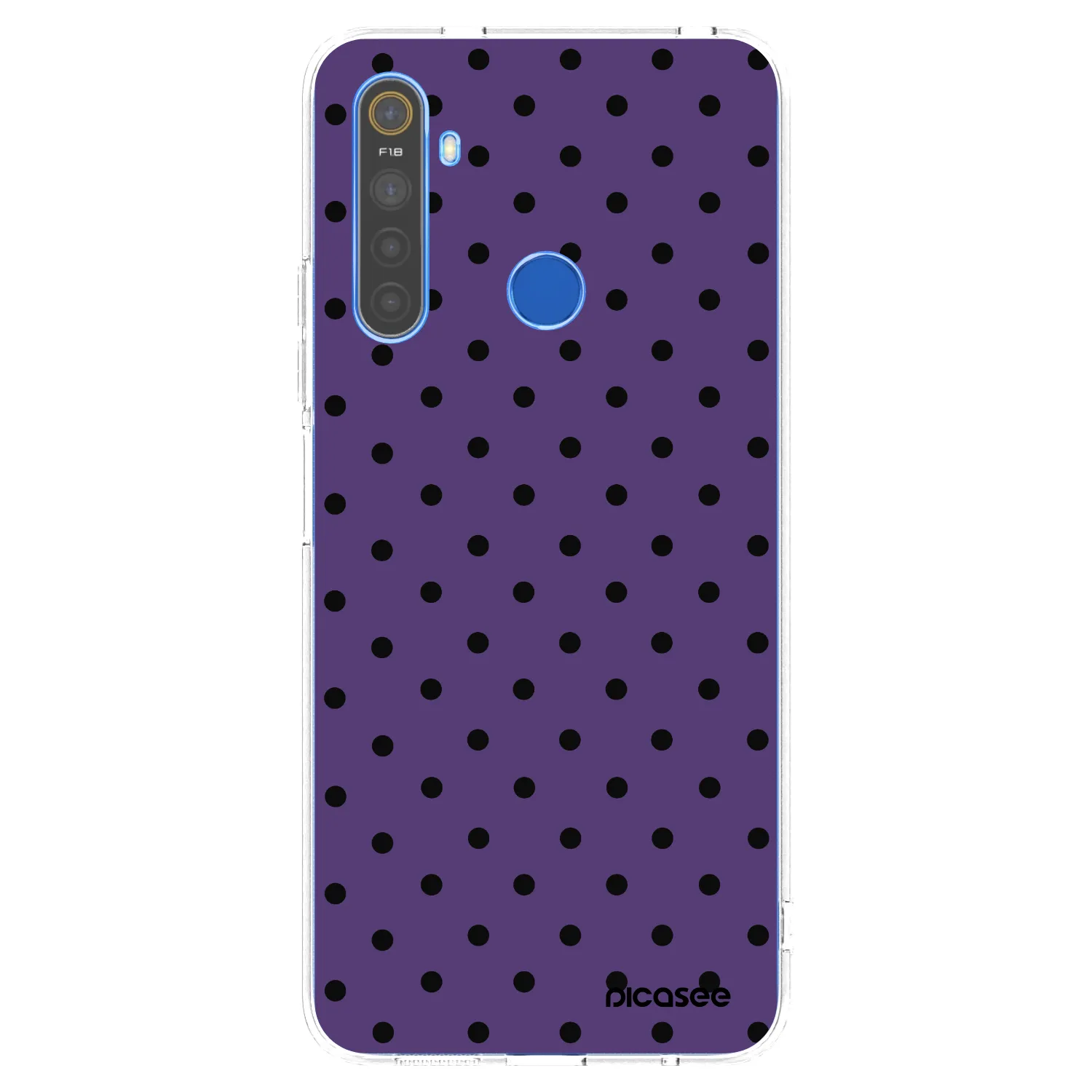 Picasee silikónový prehľadný obal pre Realme 5 - Flickers 2