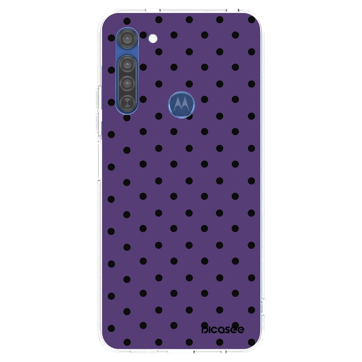 Picasee silikónový prehľadný obal pre Motorola Moto G8 - Flickers 2