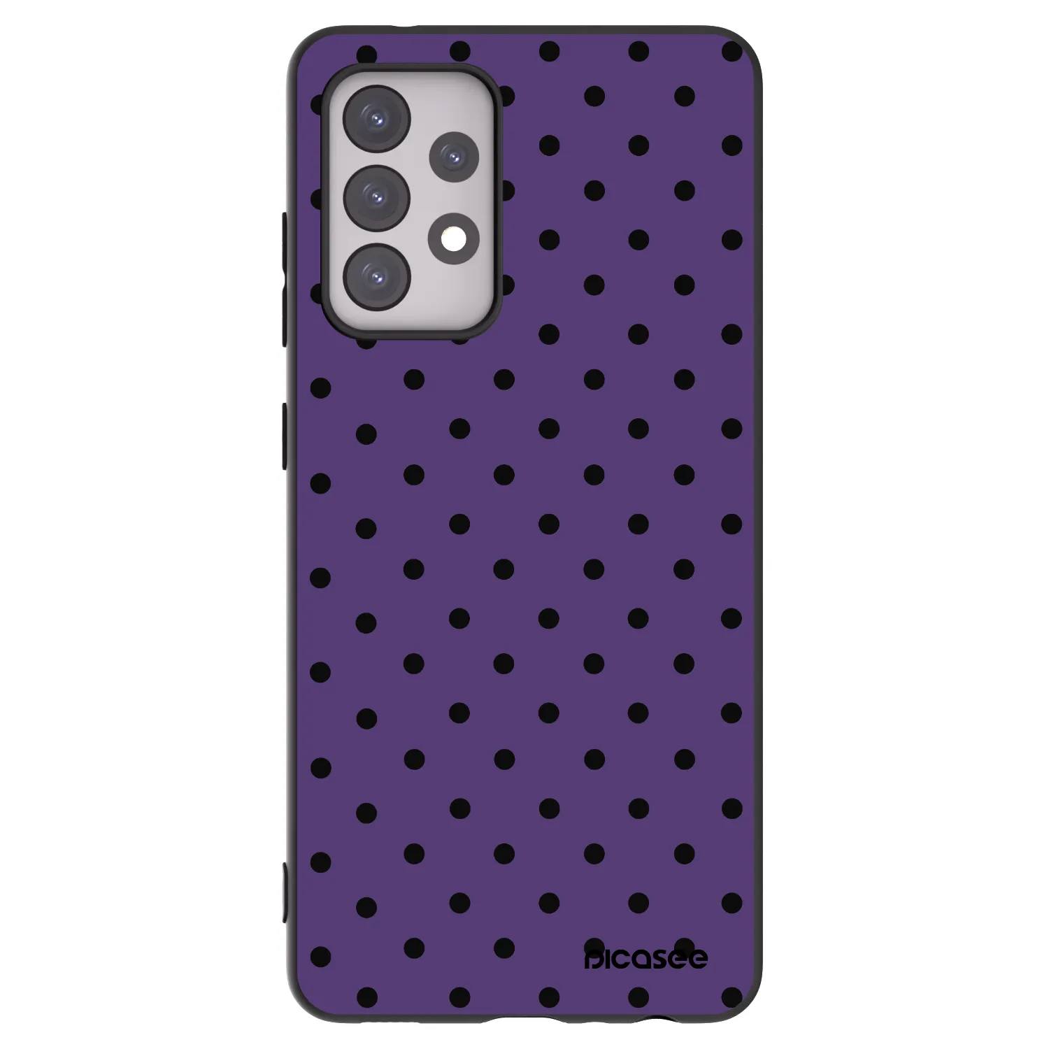 Picasee silikónový čierny obal pre Samsung Galaxy A52 5G A525F - Flickers 2