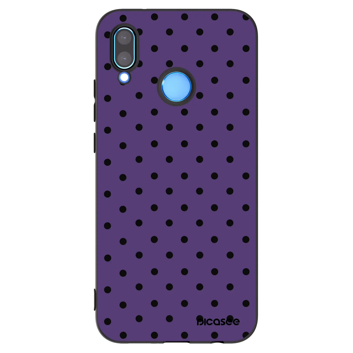 Picasee silikónový čierny obal pre Huawei P20 Lite - Flickers 2