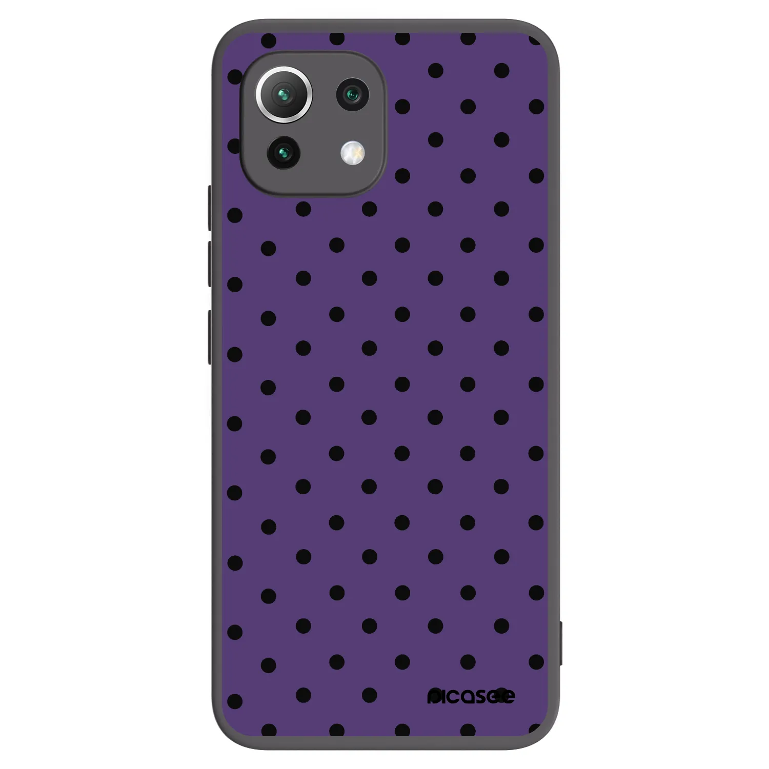 Picasee silikónový čierny obal pre Xiaomi Mi 11 Lite - Flickers 2