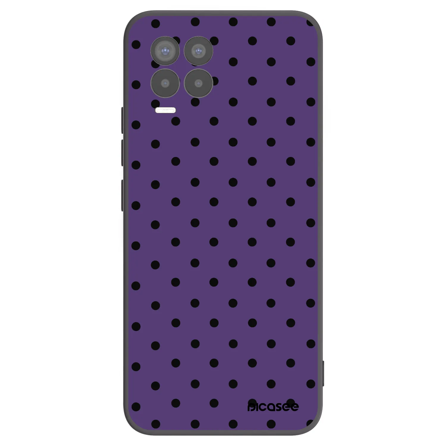Picasee silikónový čierny obal pre Realme 8 4G - Flickers 2