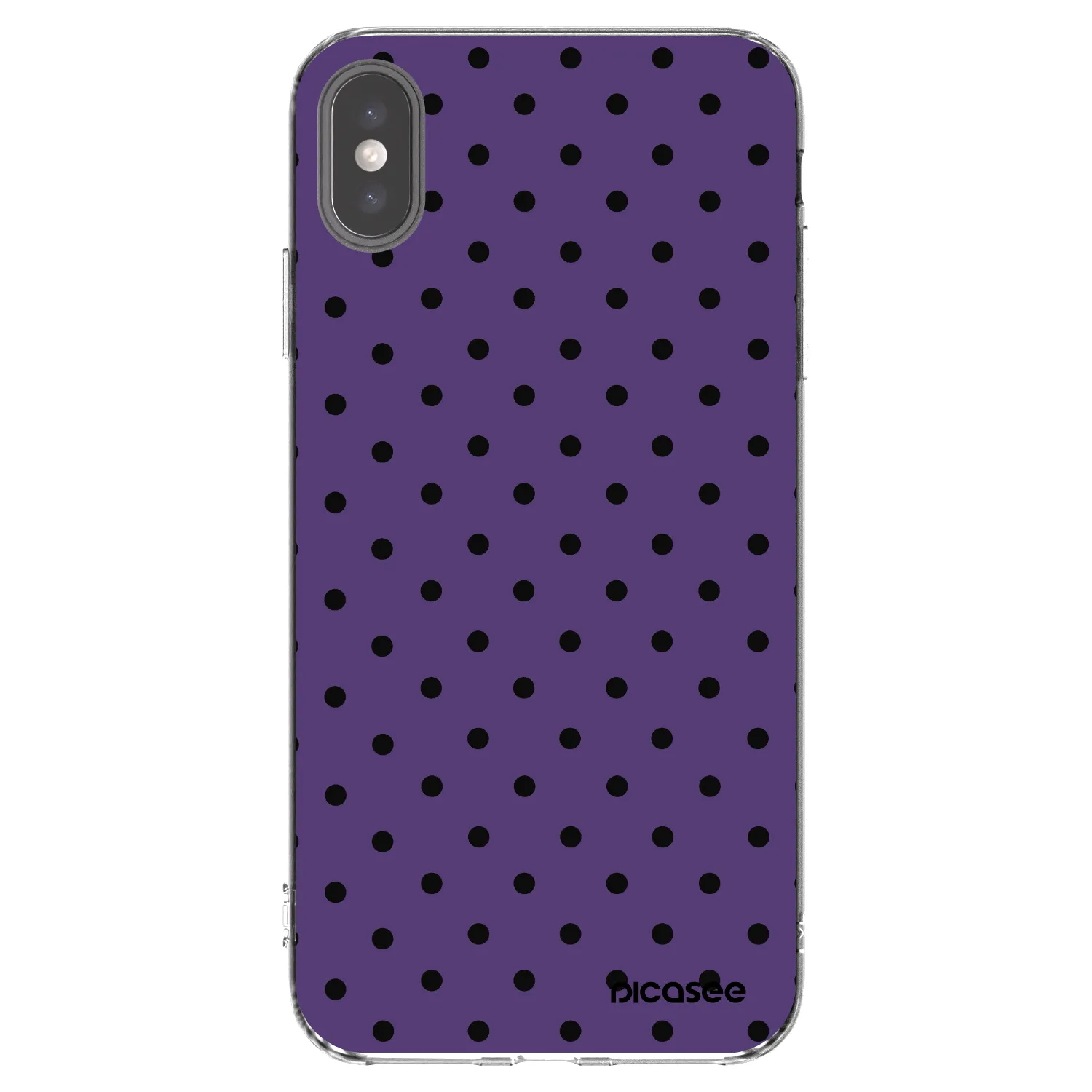 Picasee silikónový prehľadný obal pre Apple iPhone XS Max - Flickers 2