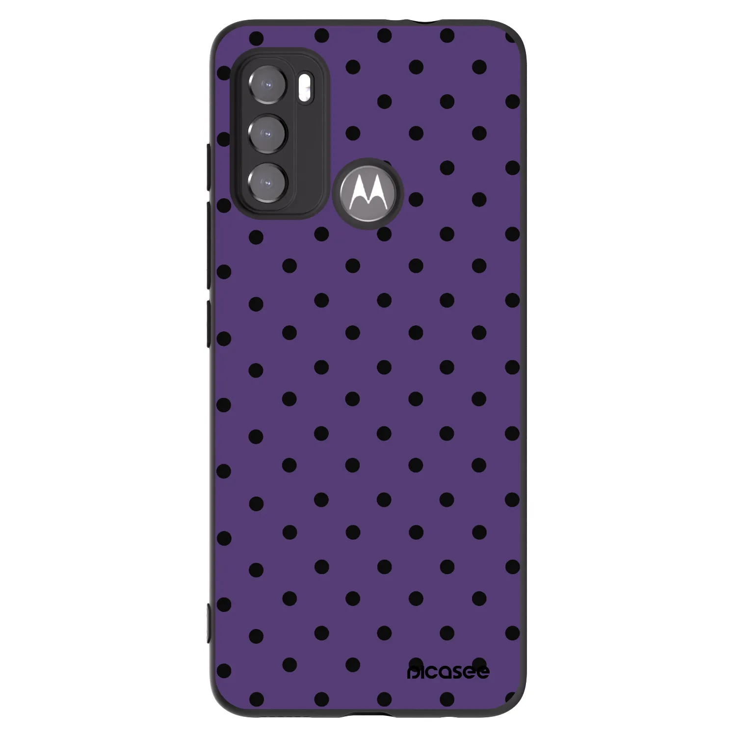 Picasee silikónový čierny obal pre Motorola Moto G60 - Flickers 2
