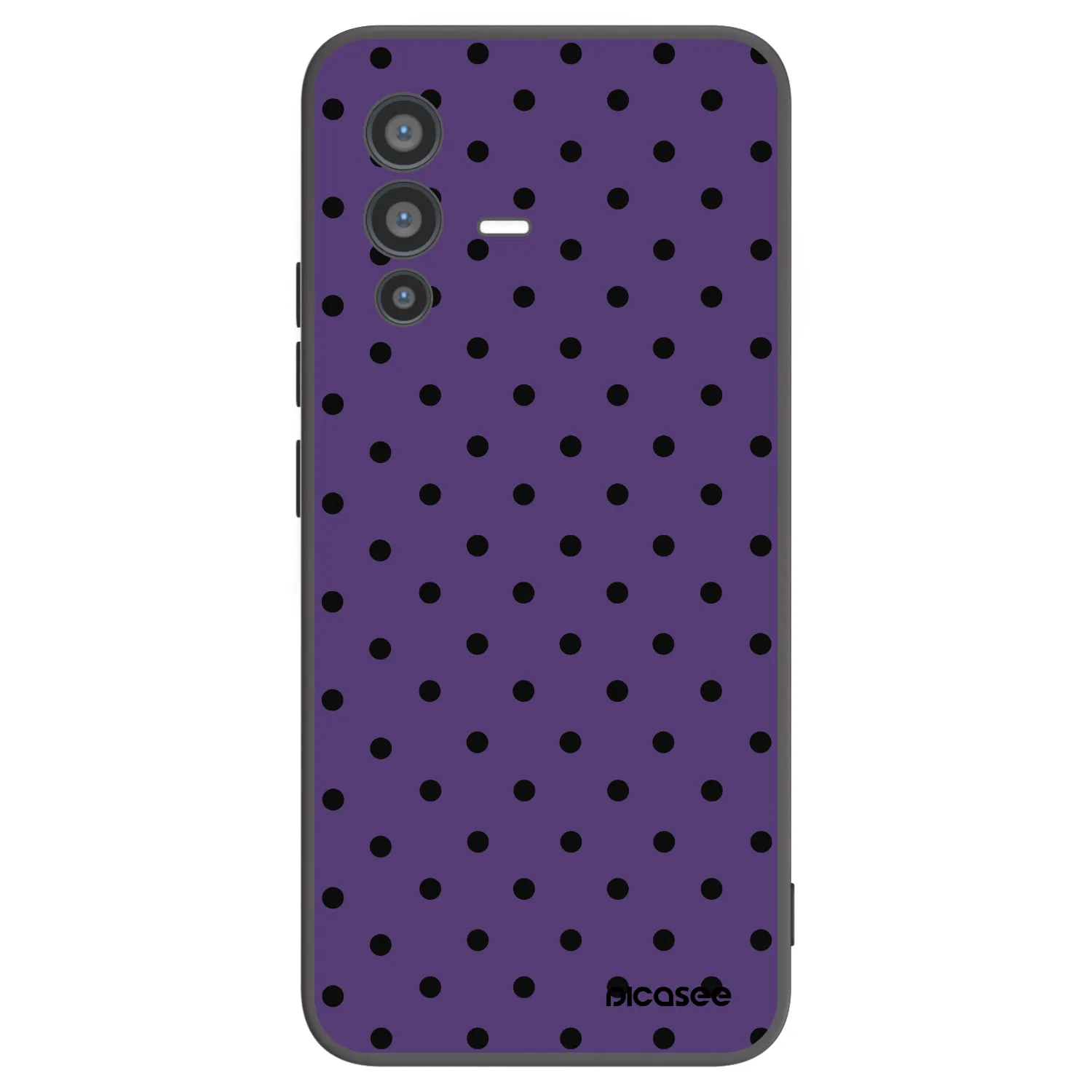 Picasee silikónový čierny obal pre Vivo V23 5G - Flickers 2