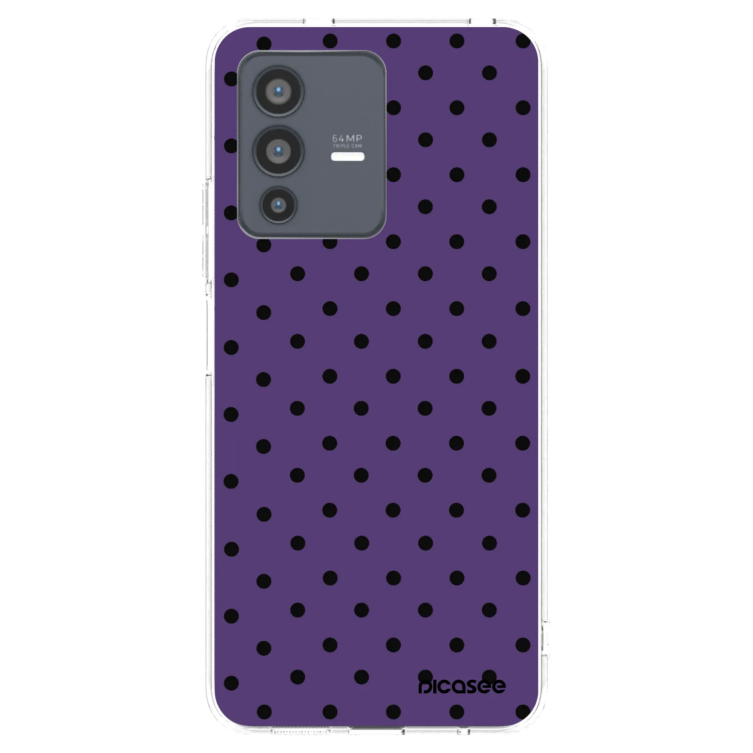 Picasee silikónový prehľadný obal pre Vivo V23 5G - Flickers 2