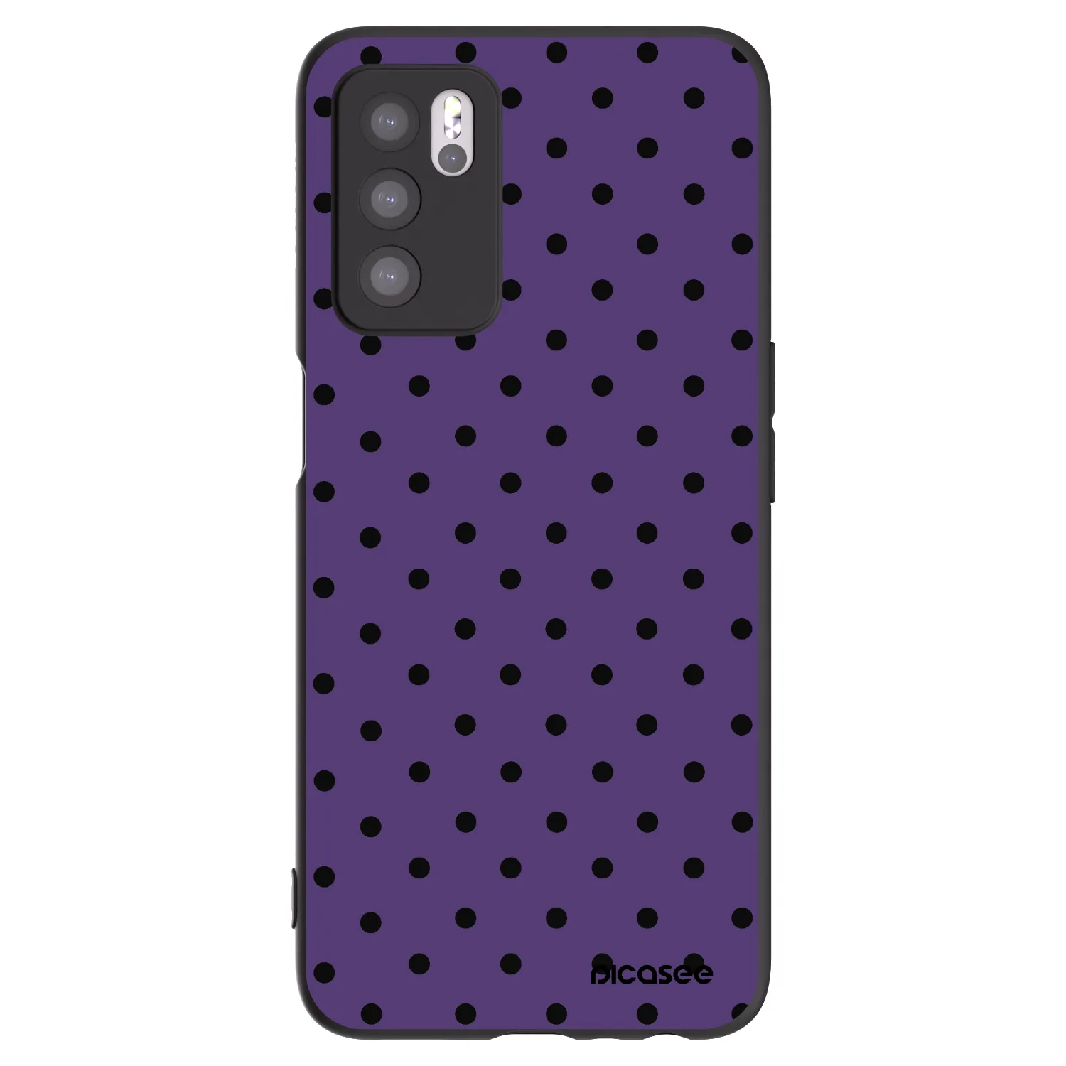 Picasee silikónový čierny obal pre OPPO A16 - Flickers 2