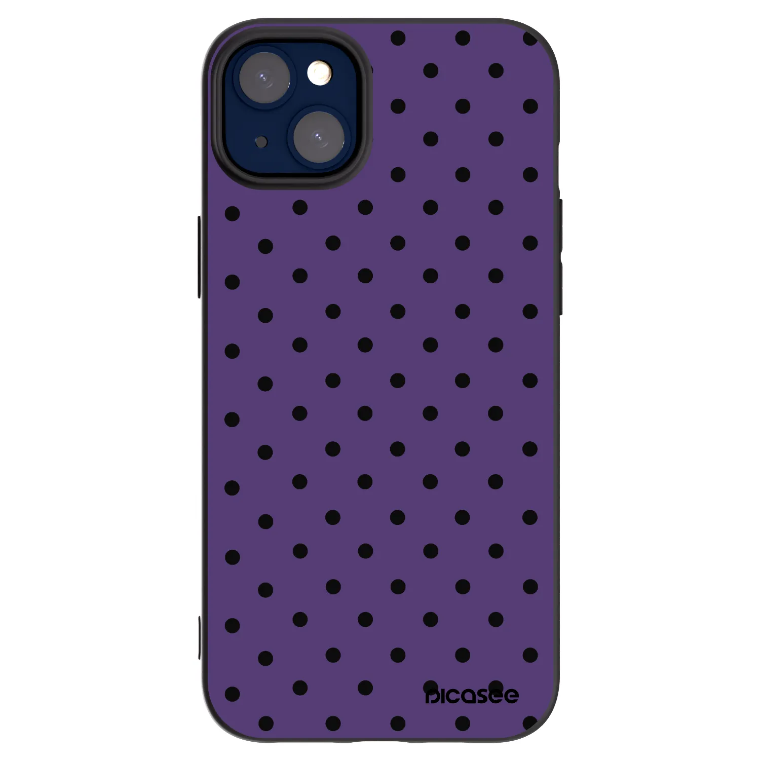 Picasee silikónový čierny obal pre Apple iPhone 14 Plus - Flickers 2