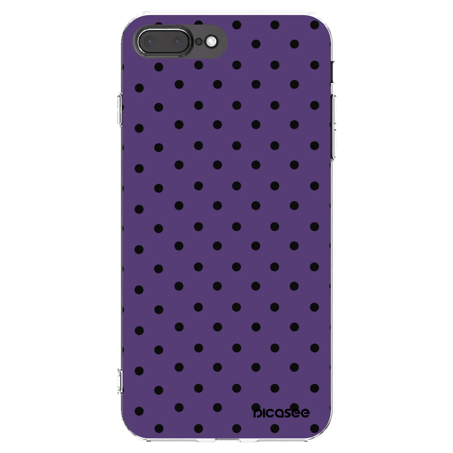 Picasee silikónový prehľadný obal pre Apple iPhone 8 Plus - Flickers 2