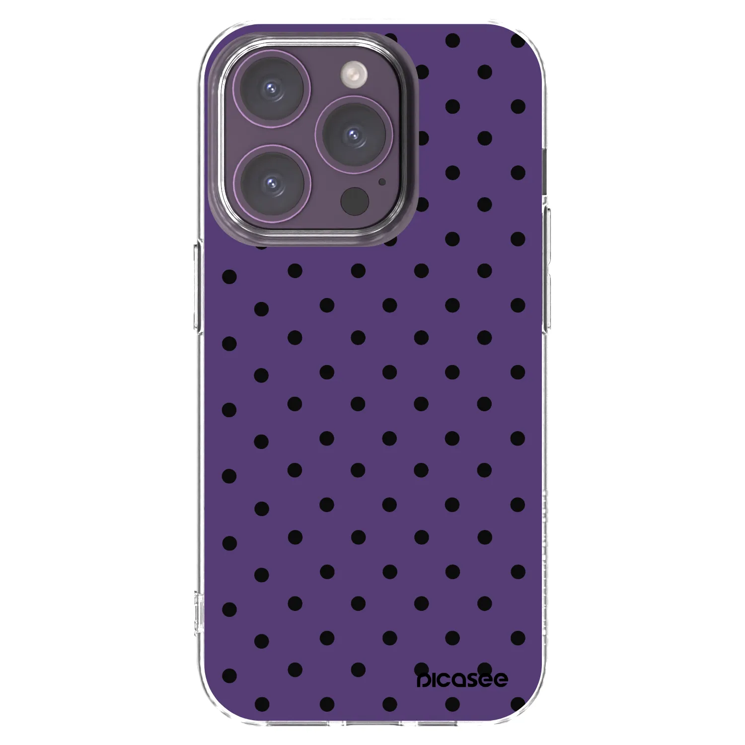 Picasee silikónový prehľadný obal pre Apple iPhone 14 Pro - Flickers 2