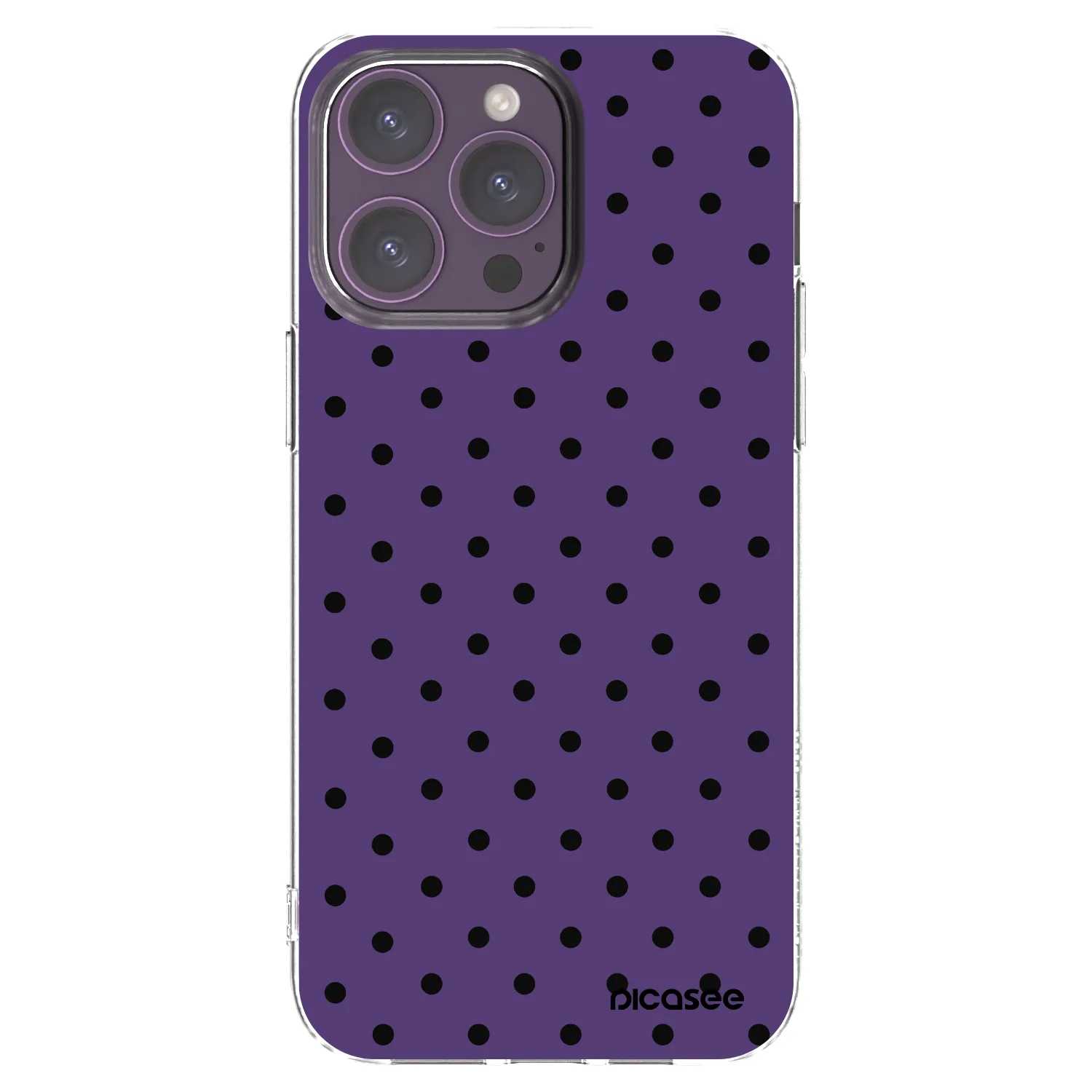 Picasee silikónový prehľadný obal pre Apple iPhone 14 Pro Max - Flickers 2